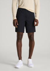 American Tall Online Shop | Featherweight Perforated Training Shorts for Tall Men in Black