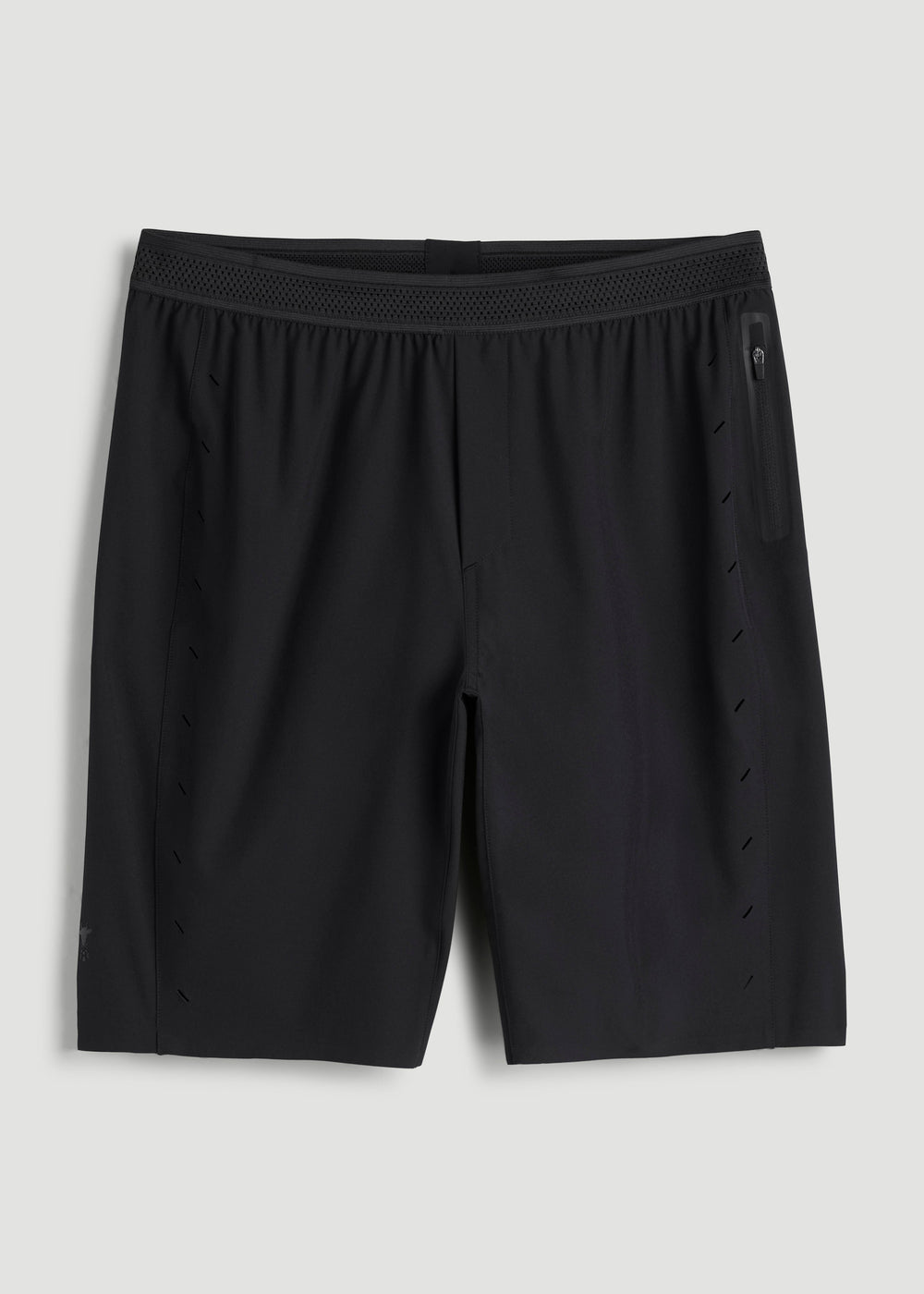 American Tall Online Shop | Featherweight Perforated Training Shorts for Tall Men in Black