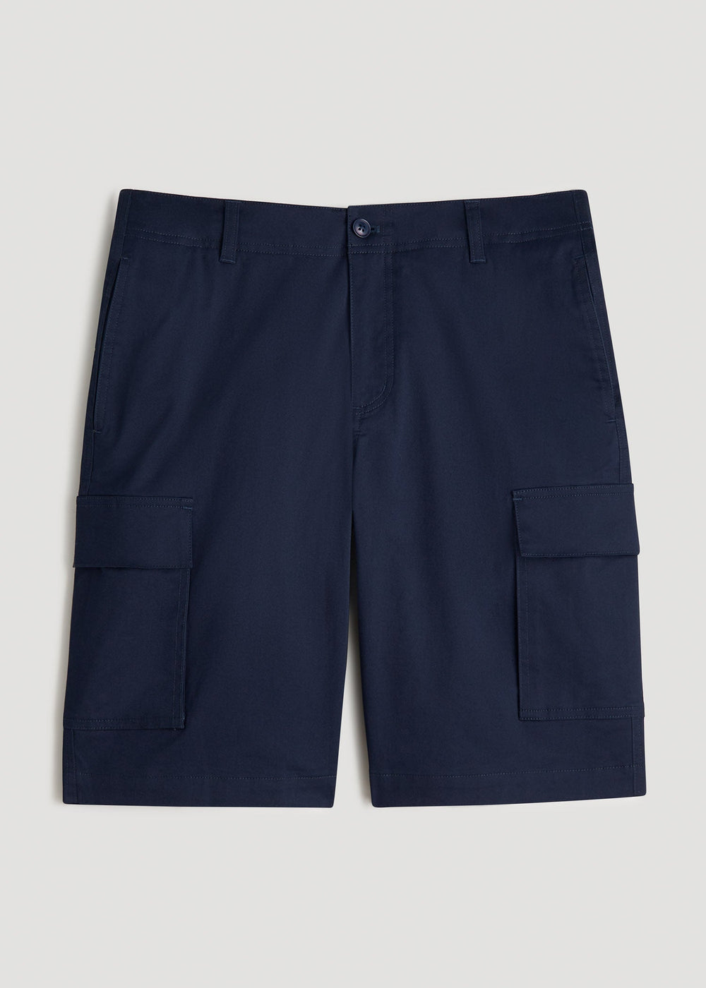 American Tall Discount | Stretch Twill Cargo Shorts for Tall Men in Evening Blue
