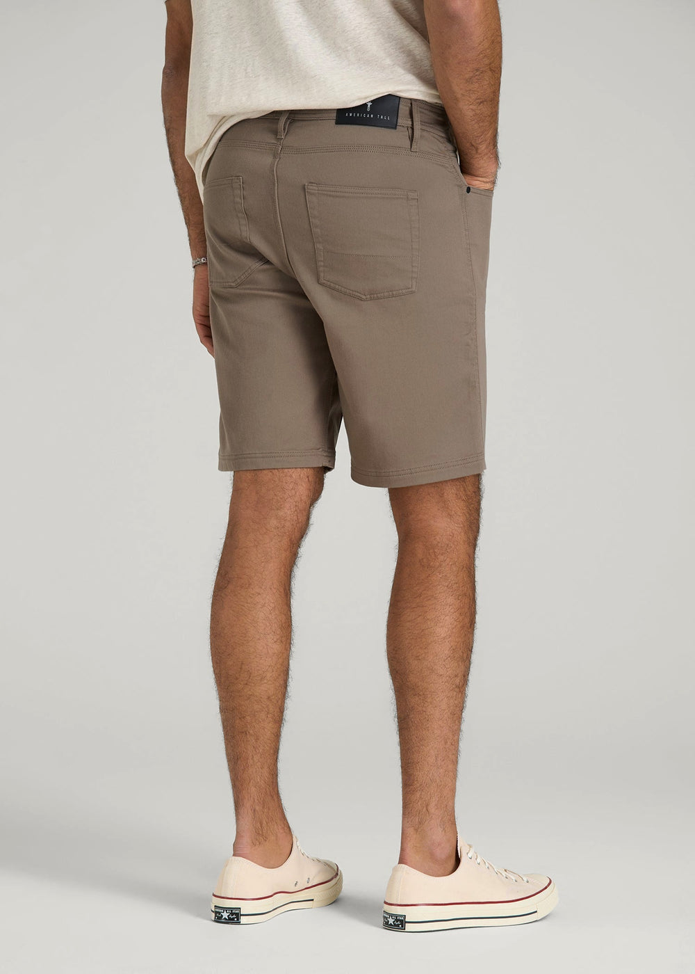American Tall Online | Everyday Comfort 5 Pocket Short for Tall Men in Dark Sand