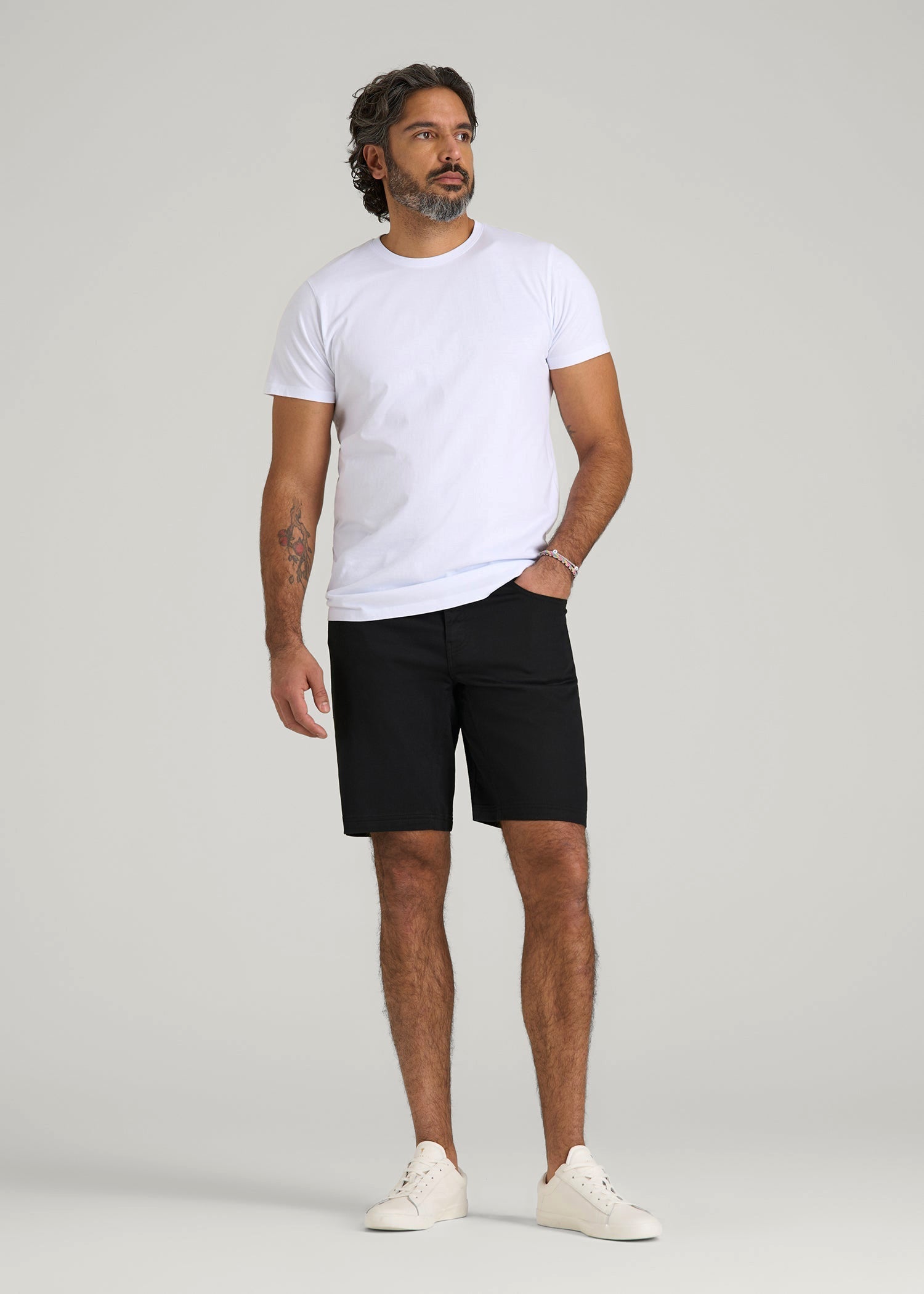 American Tall Sale | Everyday Comfort 5 Pocket Short for Tall Men in Black