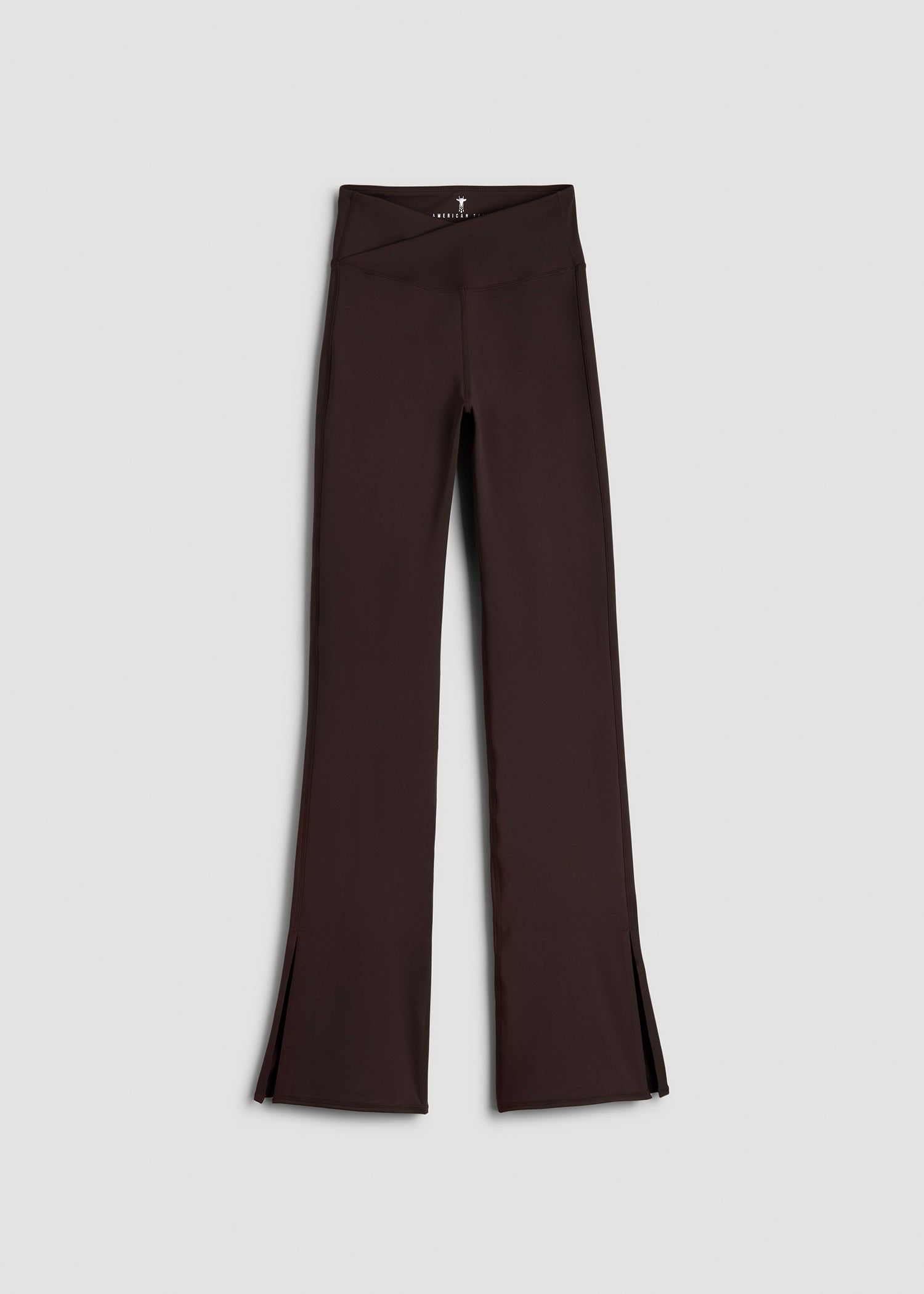 American Tall Outlet | Balance Split Flare Pants for Tall Women in Espresso