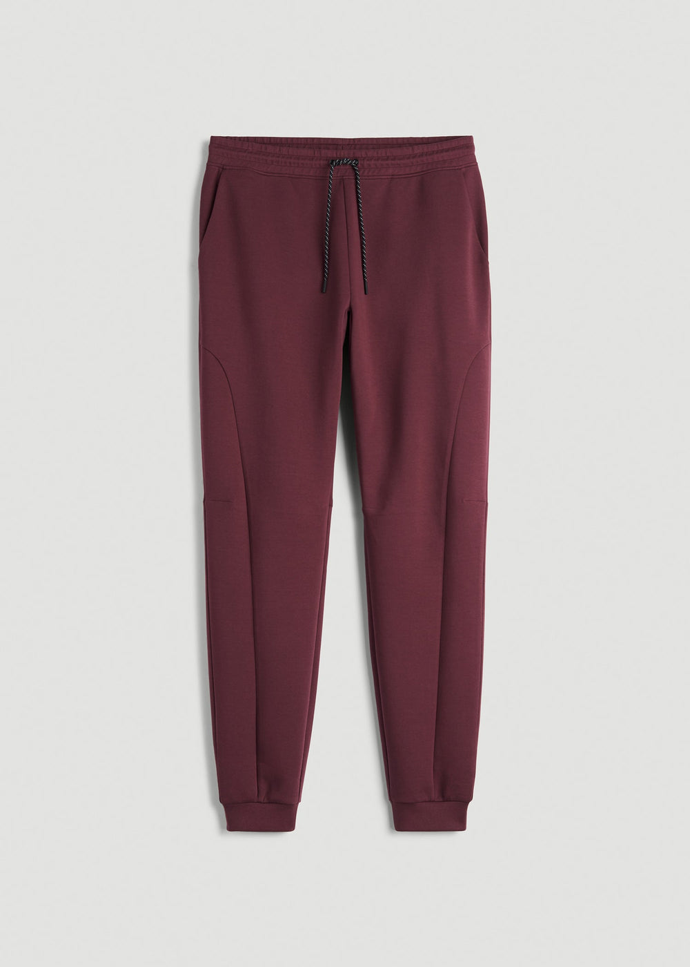 American Tall Discount | Tech Motion Fleece Joggers for Tall Men in Tawny Port