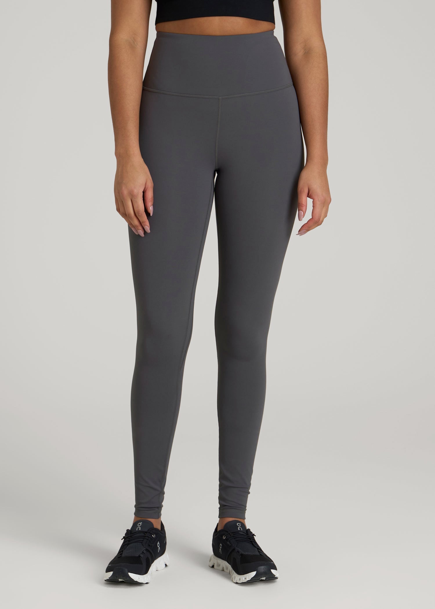 American Tall Online | Balance High-Rise Leggings for Tall Women in Iron Grey