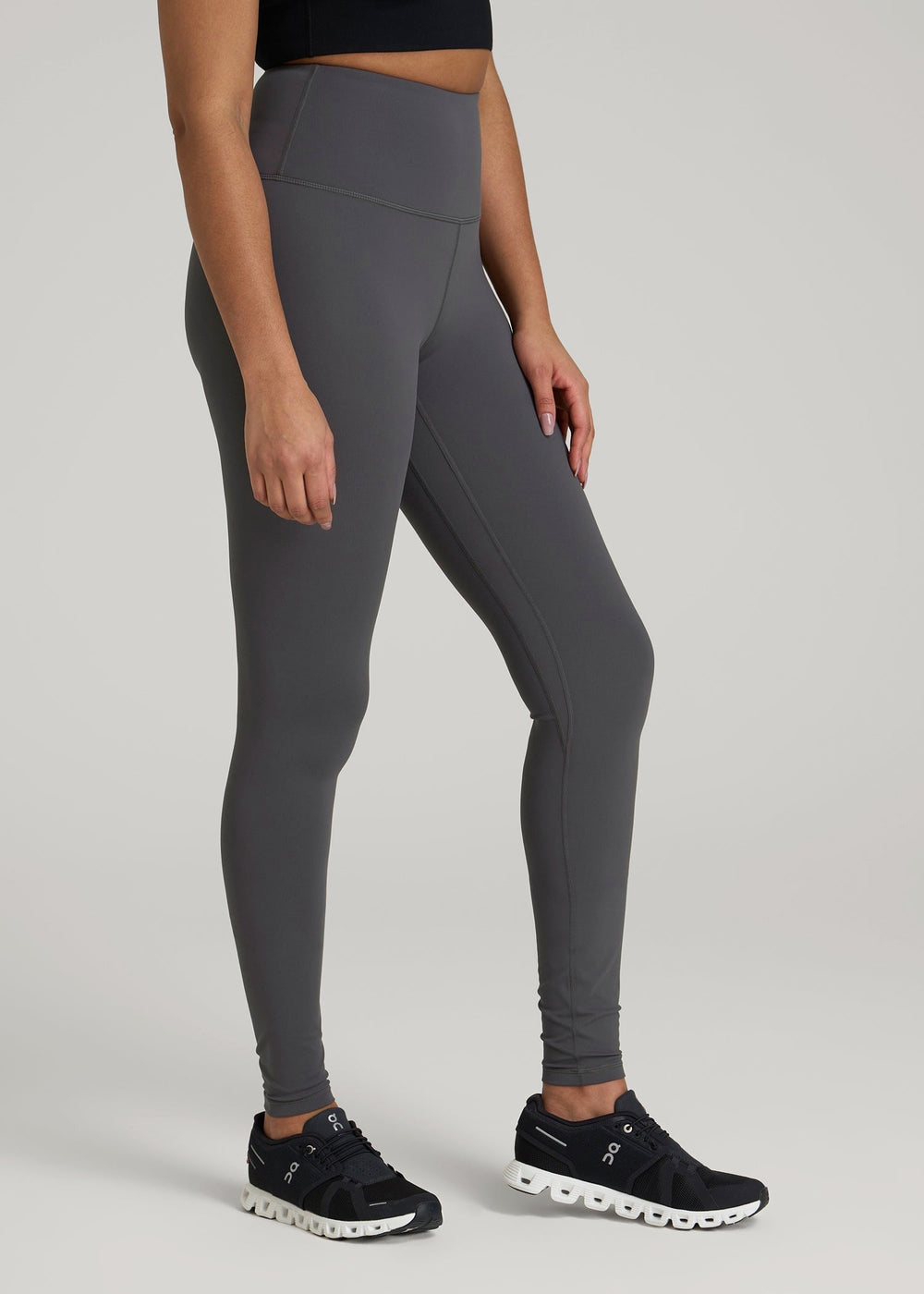 American Tall Online | Balance High-Rise Leggings for Tall Women in Iron Grey