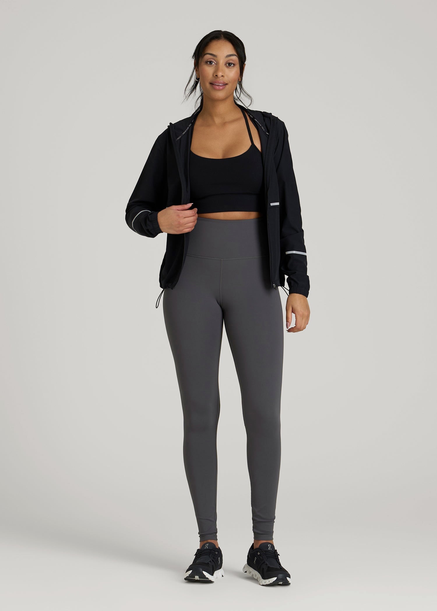 American Tall Online | Balance High-Rise Leggings for Tall Women in Iron Grey