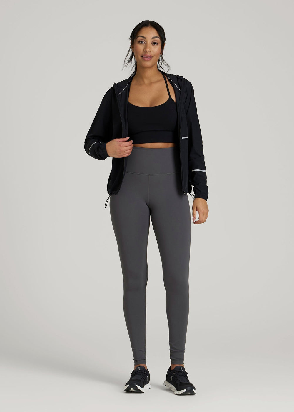 American Tall Online | Balance High-Rise Leggings for Tall Women in Iron Grey