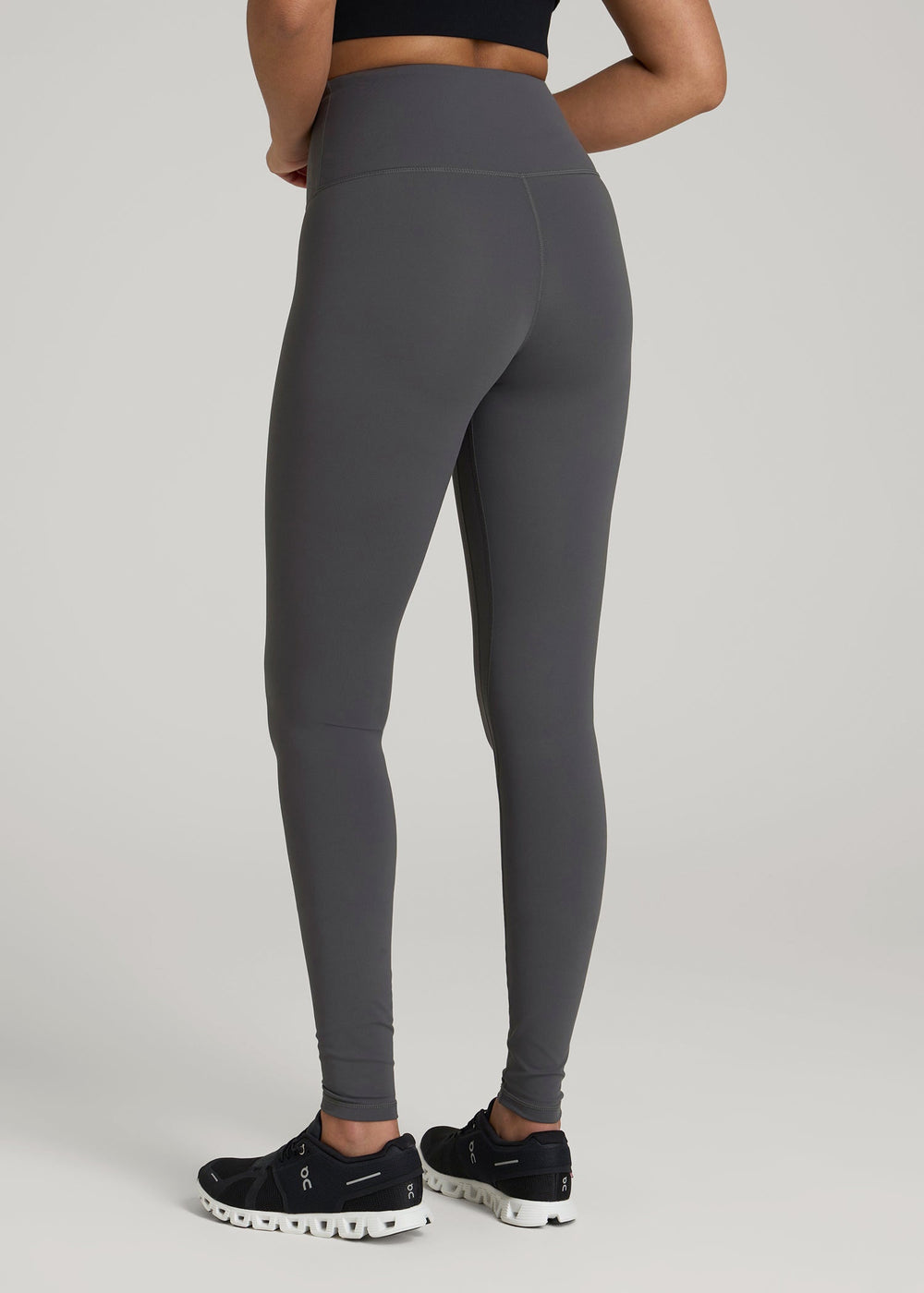 American Tall Online | Balance High-Rise Leggings for Tall Women in Iron Grey