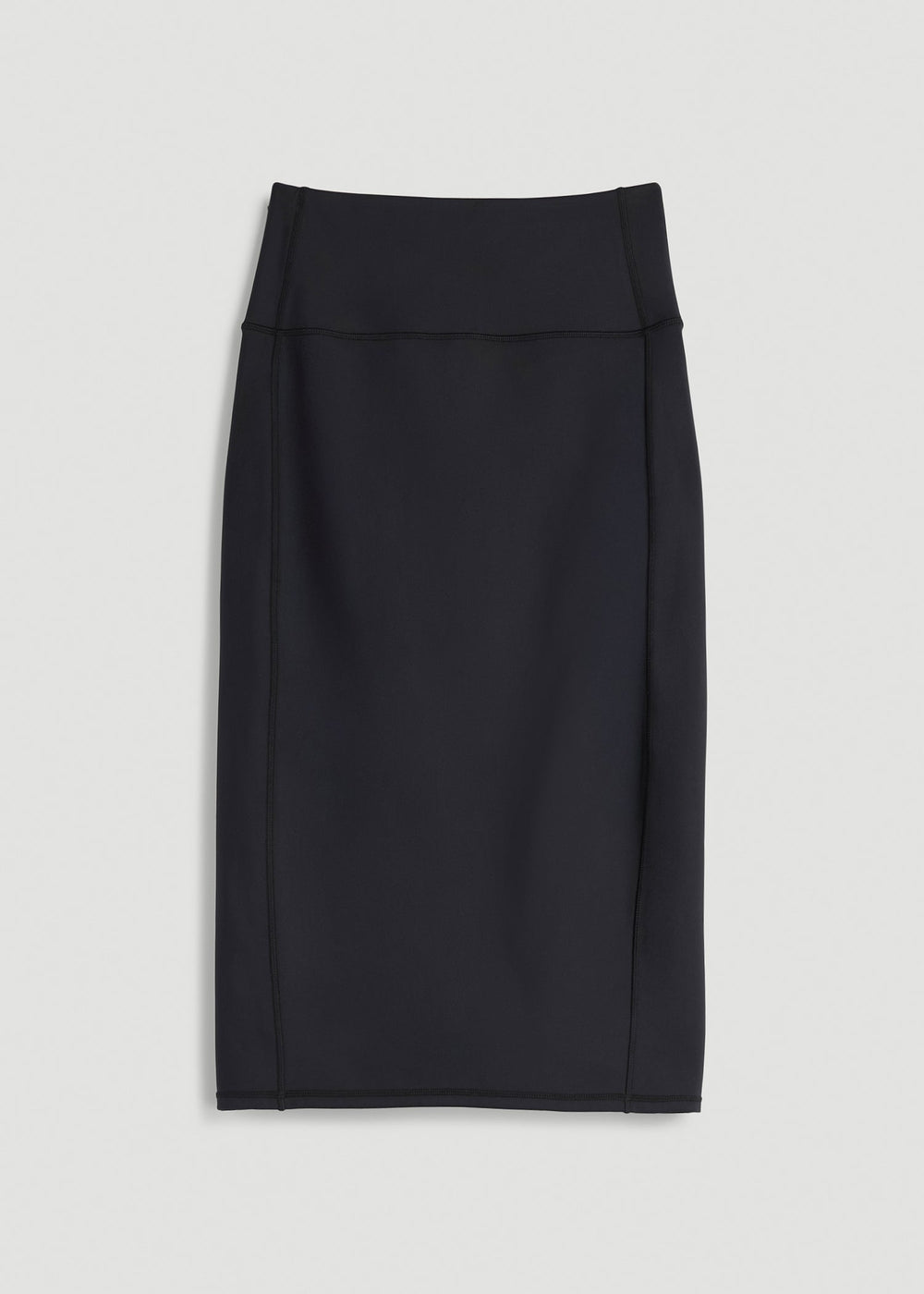 American Tall Sale | Balance Slim Fit High Rise Skirt for Tall Women in Black