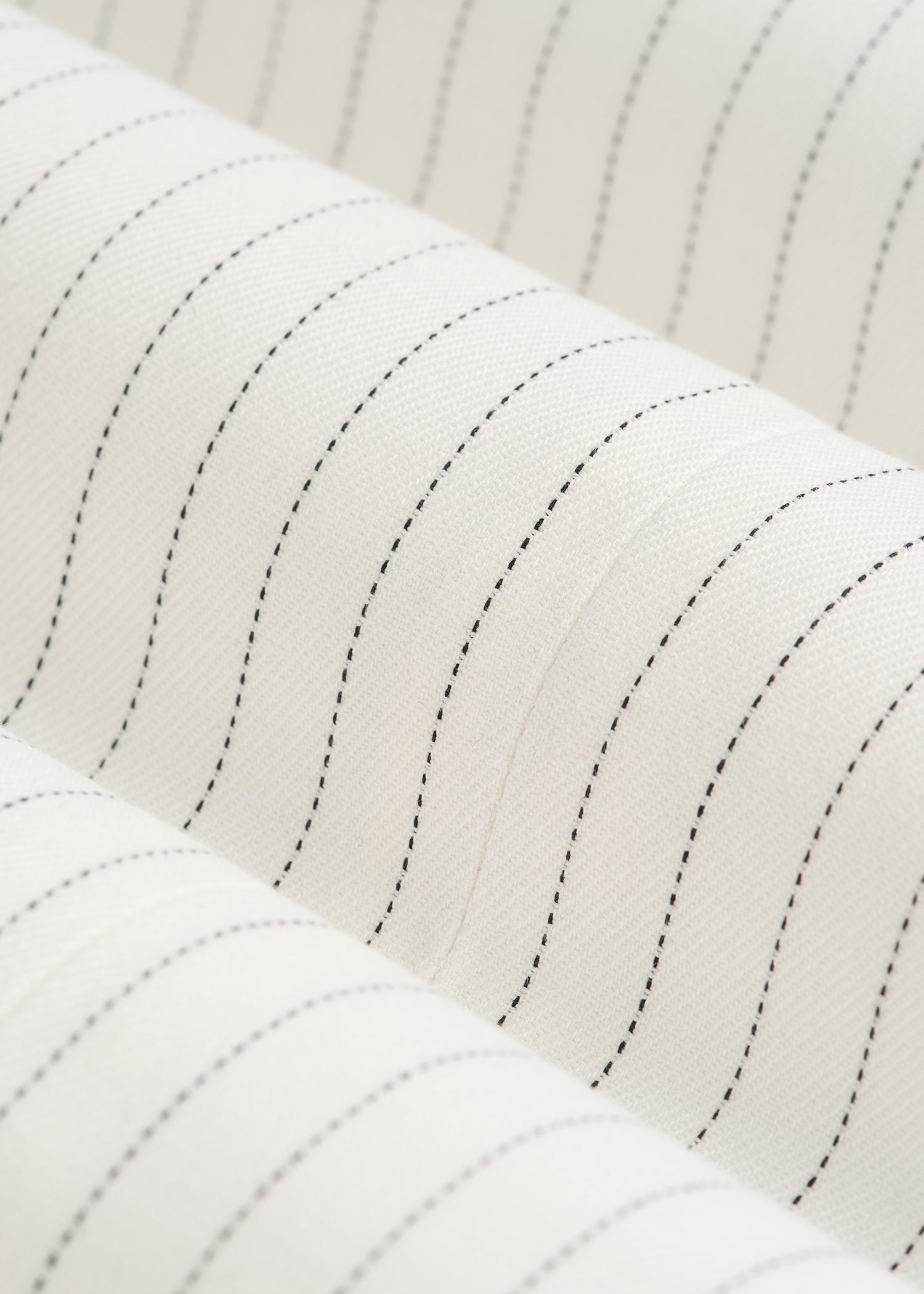 American Tall Online Shop | High-Rise Wide-Leg Pleated Dress Pants for Tall Women in Off White Pinstripe