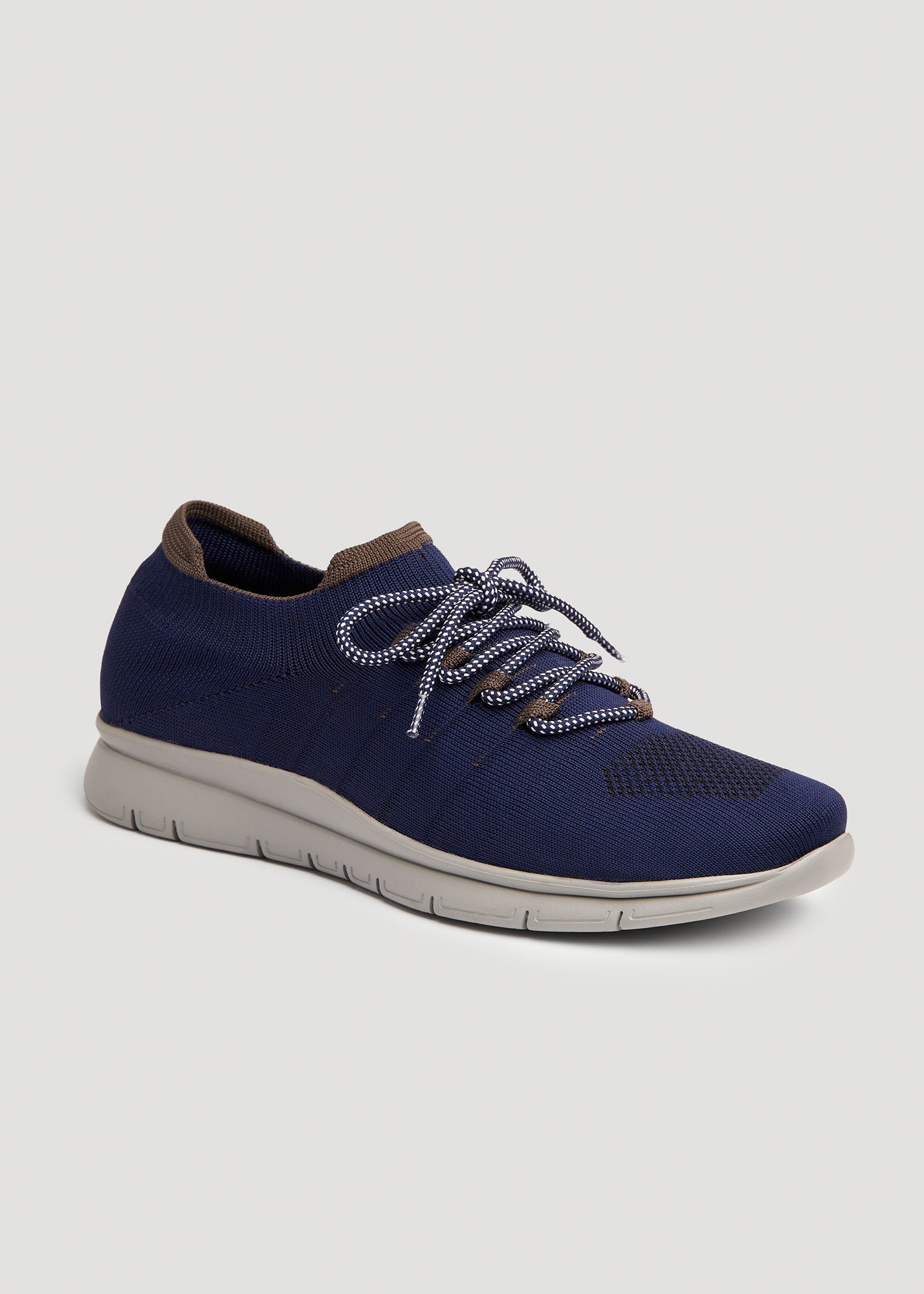 American Tall Sale | Knit Running Shoes for Tall Men in Navy