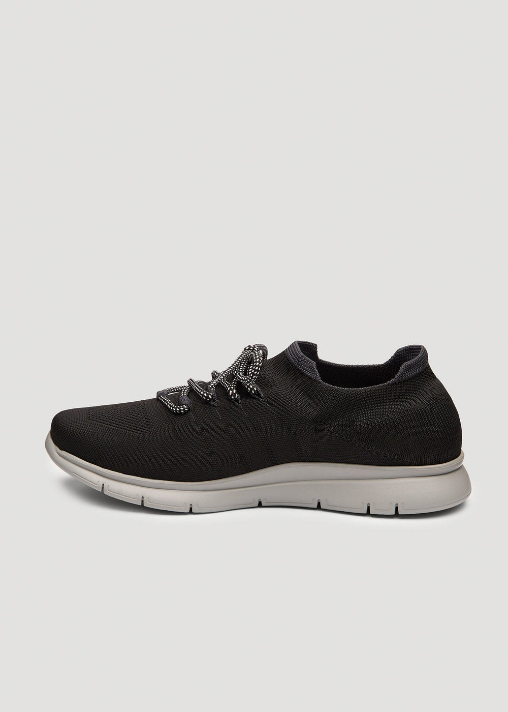 American Tall Outlet | Knit Running Shoes for Tall Men in Black