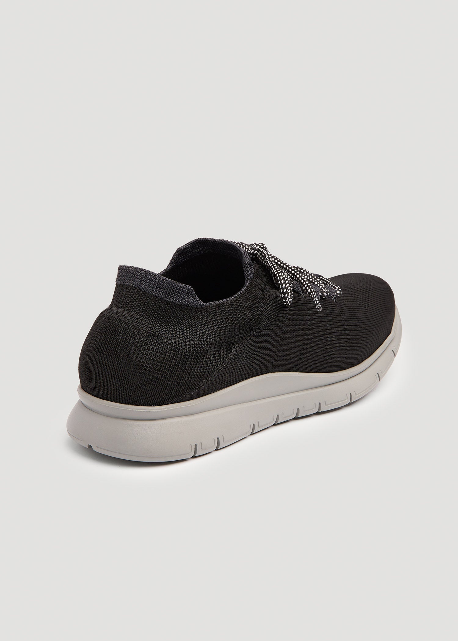 American Tall Outlet | Knit Running Shoes for Tall Men in Black