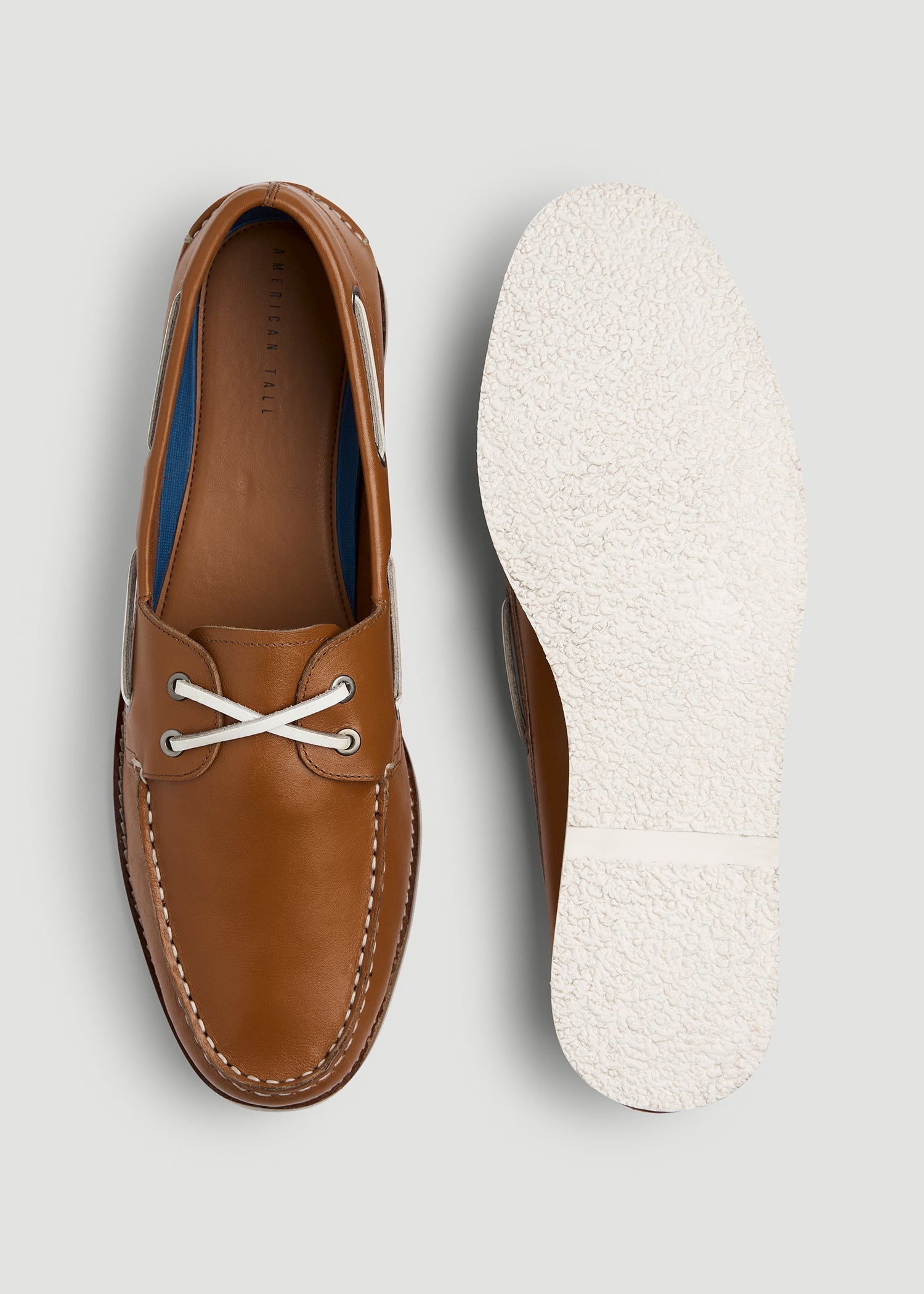 American Tall For Sale | Boat Shoe for Tall Men in Beige