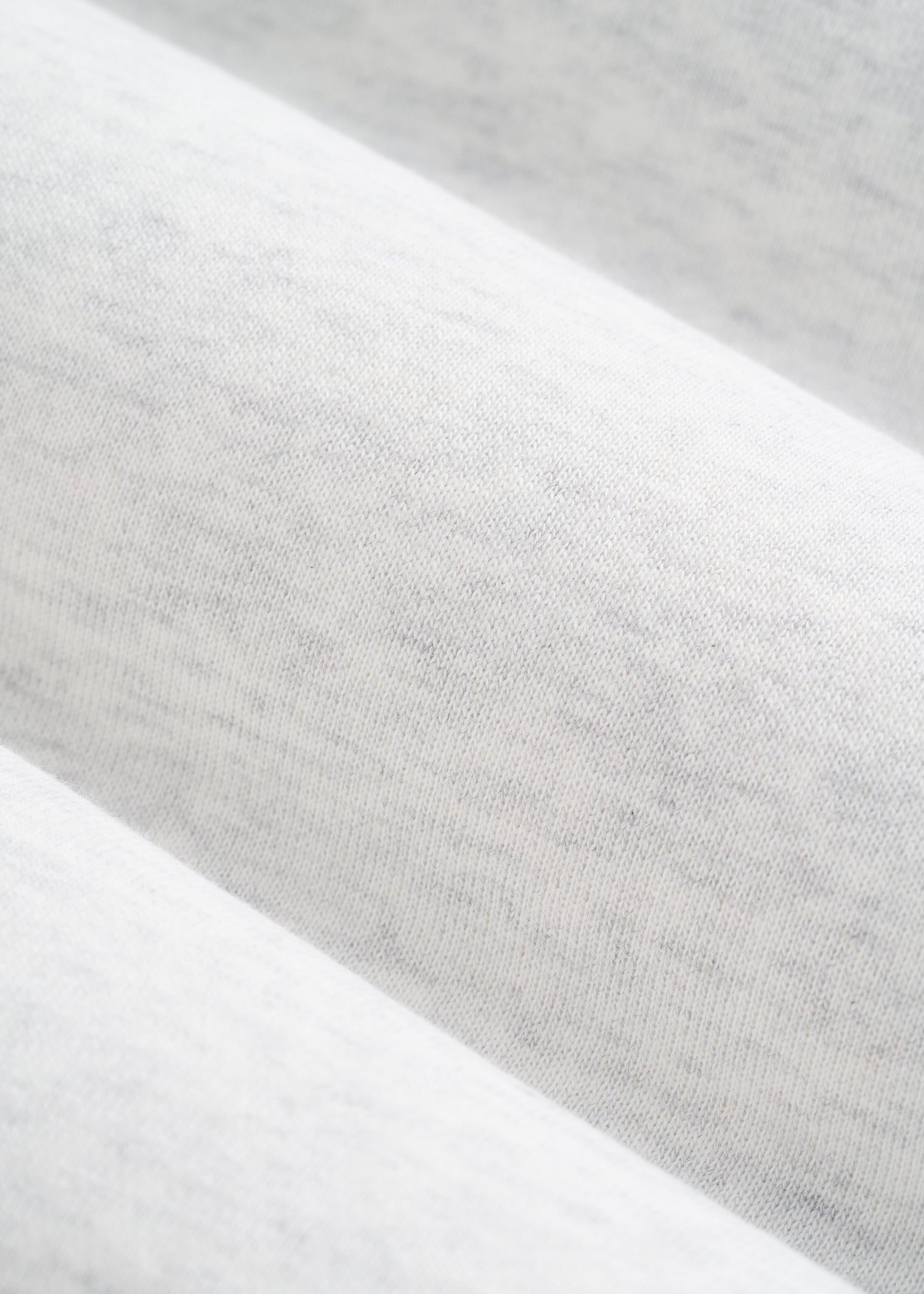 American Tall Discount | Wearever Fleece Open-Bottom Sweatpants for Tall Women in Heather Cloud White