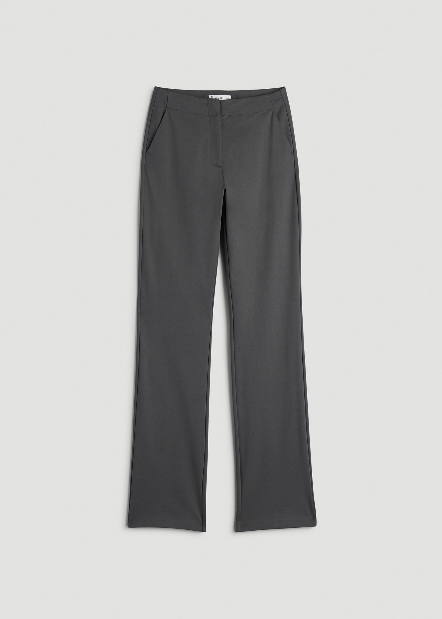 American Tall For Sale | Freedom Flex Slim Straight Leg Dress Pants for Tall Women in Slate