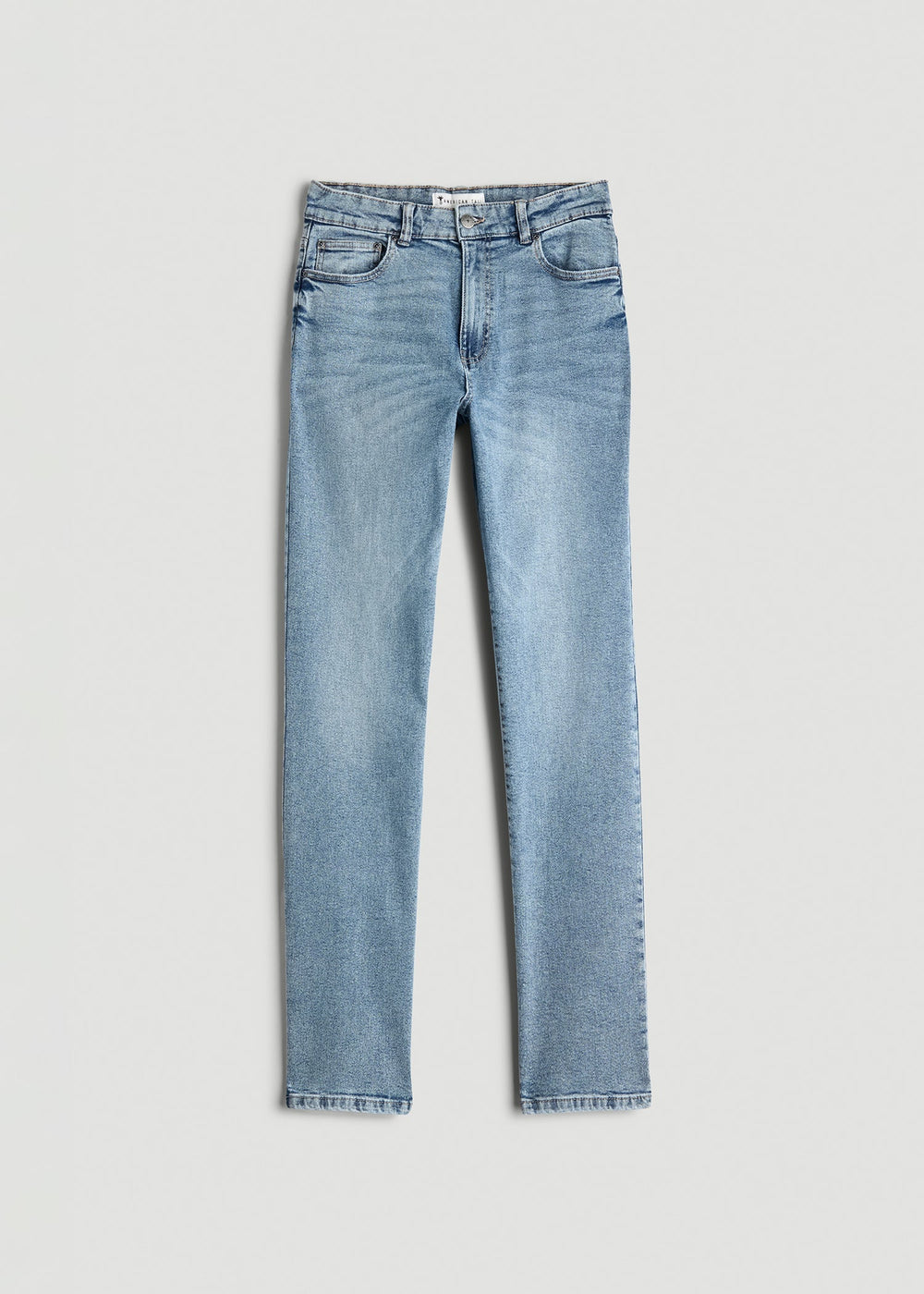 American Tall Online Shop | Harper High-Rise Straight Stretch Jeans for Tall Women in Perfect Blue