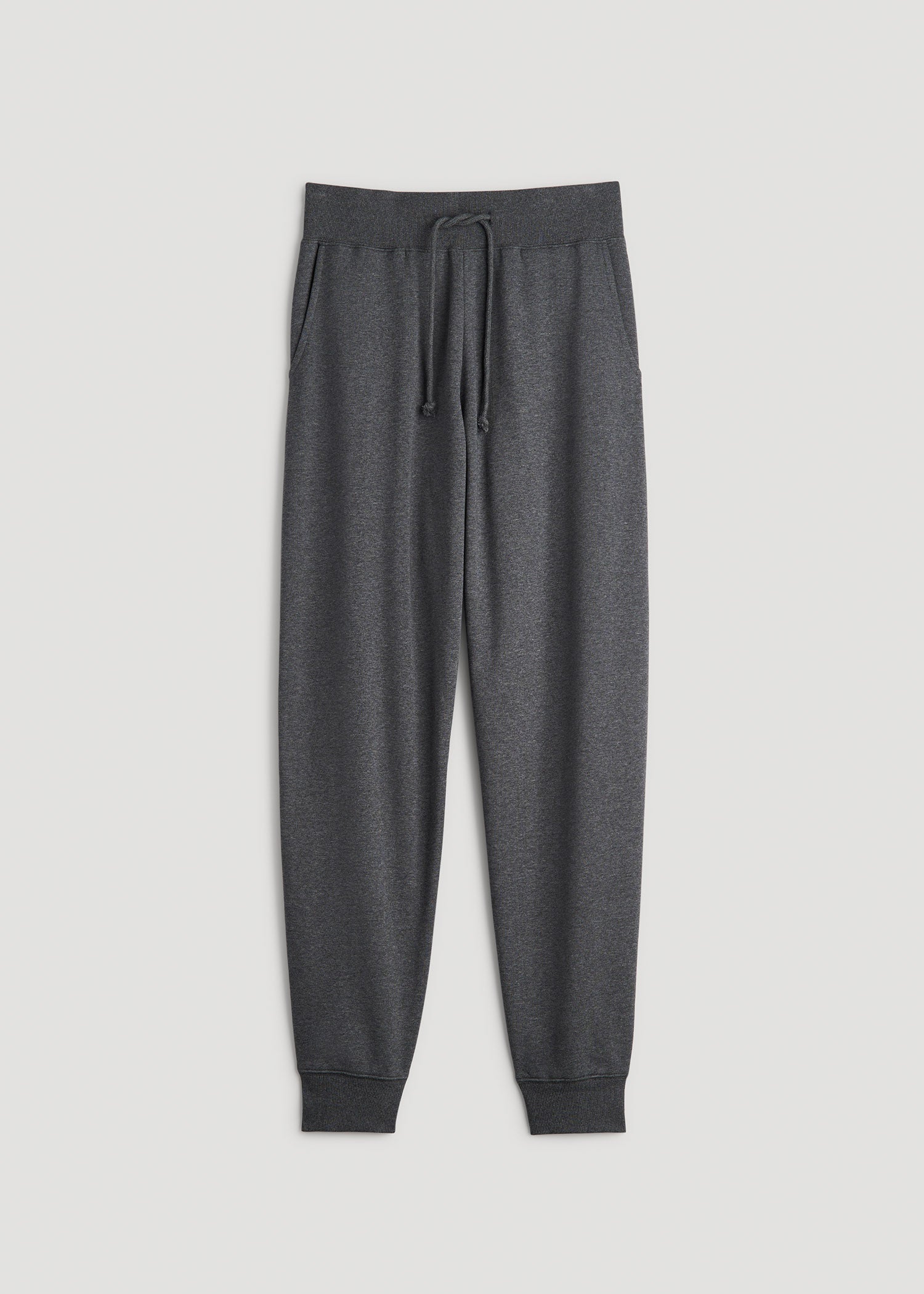 American Tall Discount | A.T. Basics Athletic Joggers for Tall Women in Charcoal Mix