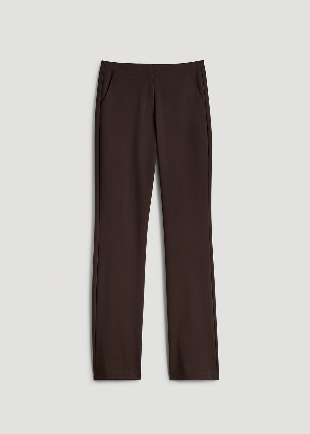 American Tall Outlet | Freedom Flex Slim Straight Leg Dress Pants for Tall Women in Espresso