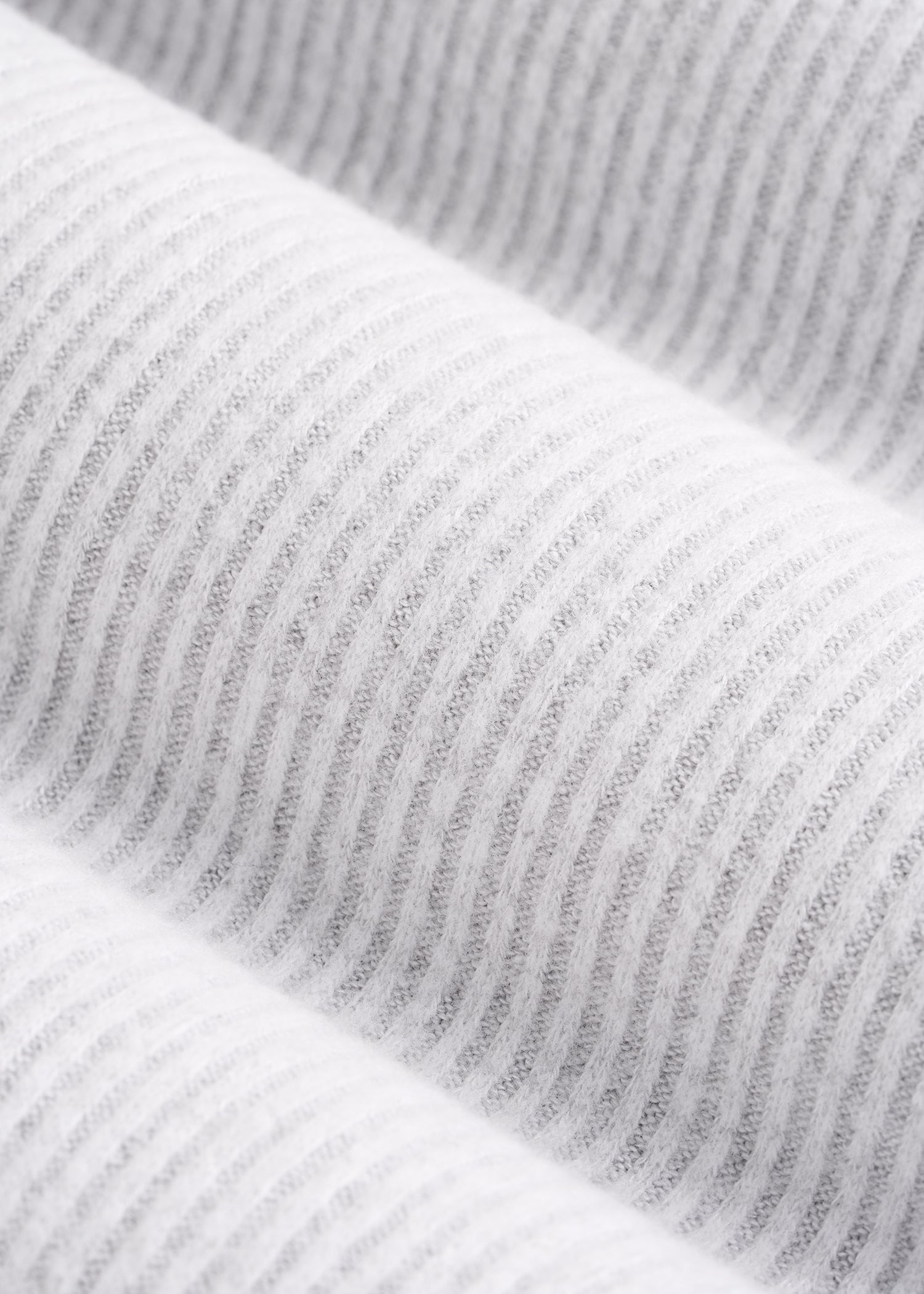 American Tall Online Shop | Ribbed Henley Lounge Top for Tall Women in Fog Grey Mix