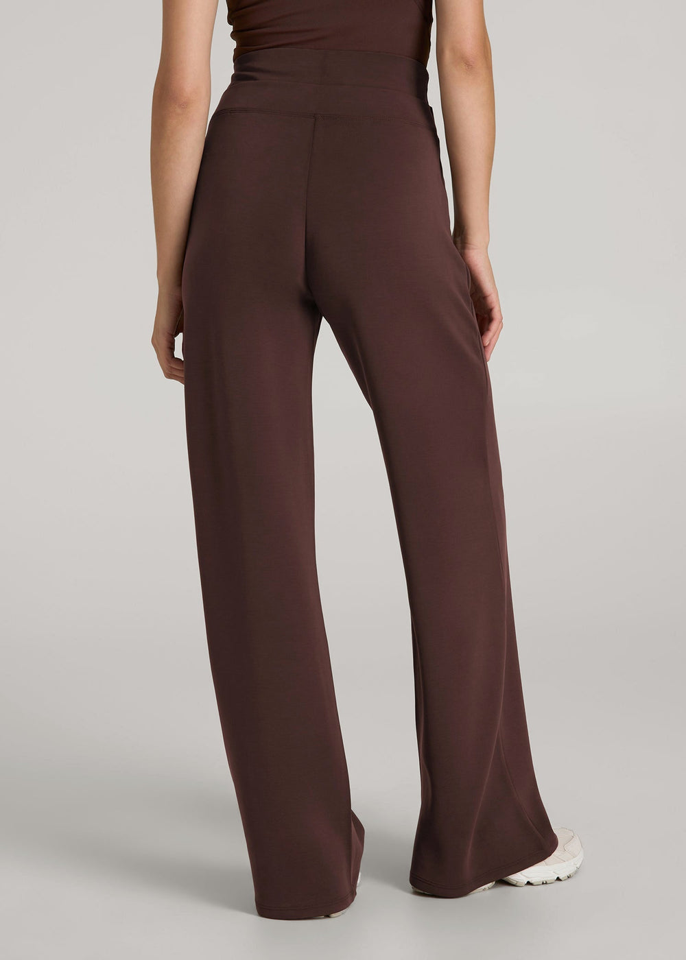 American Tall Discount | Soft Motion Wide Leg Ultra High Rise Pant for Tall Women in Espresso