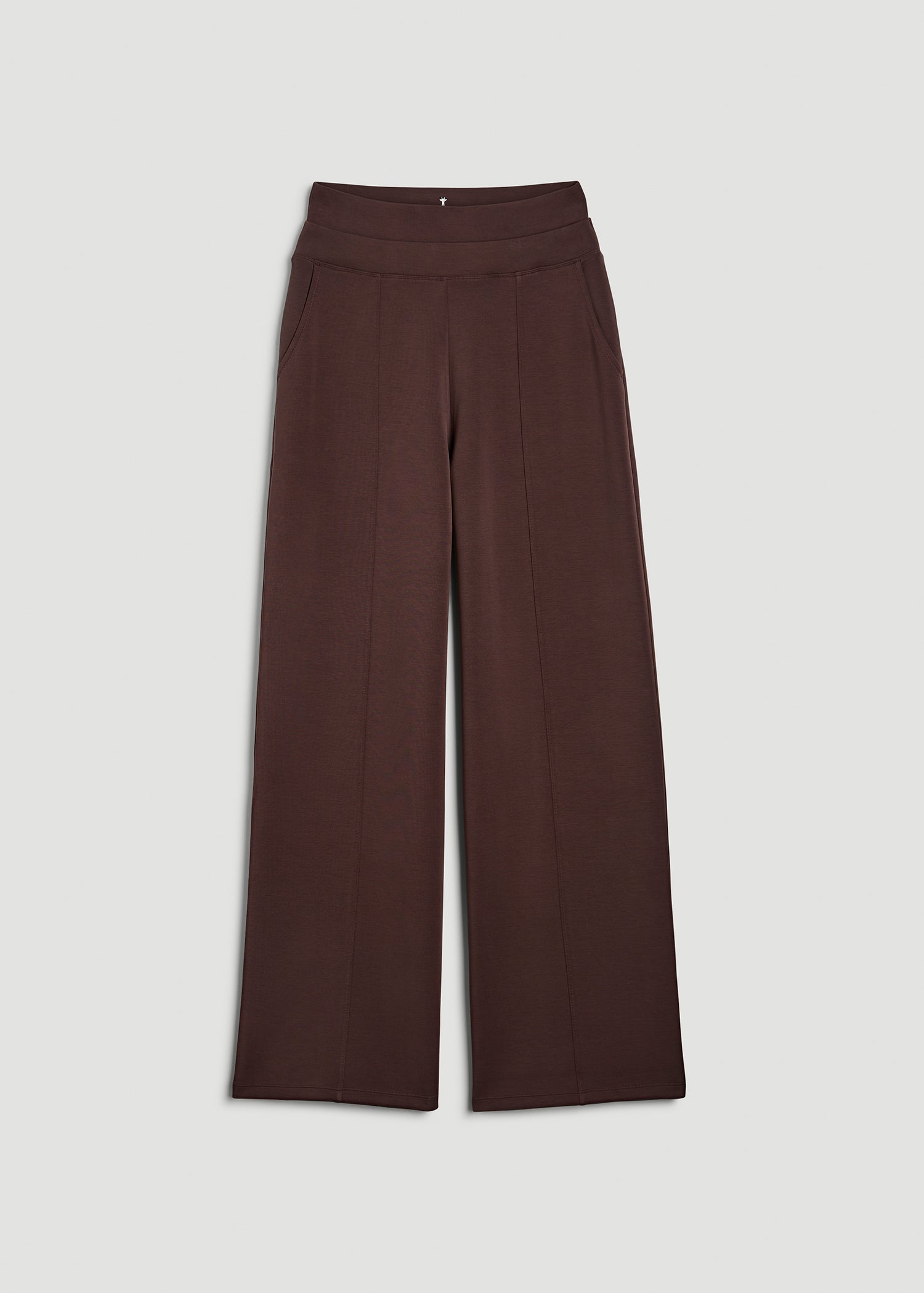 American Tall Discount | Soft Motion Wide Leg Ultra High Rise Pant for Tall Women in Espresso