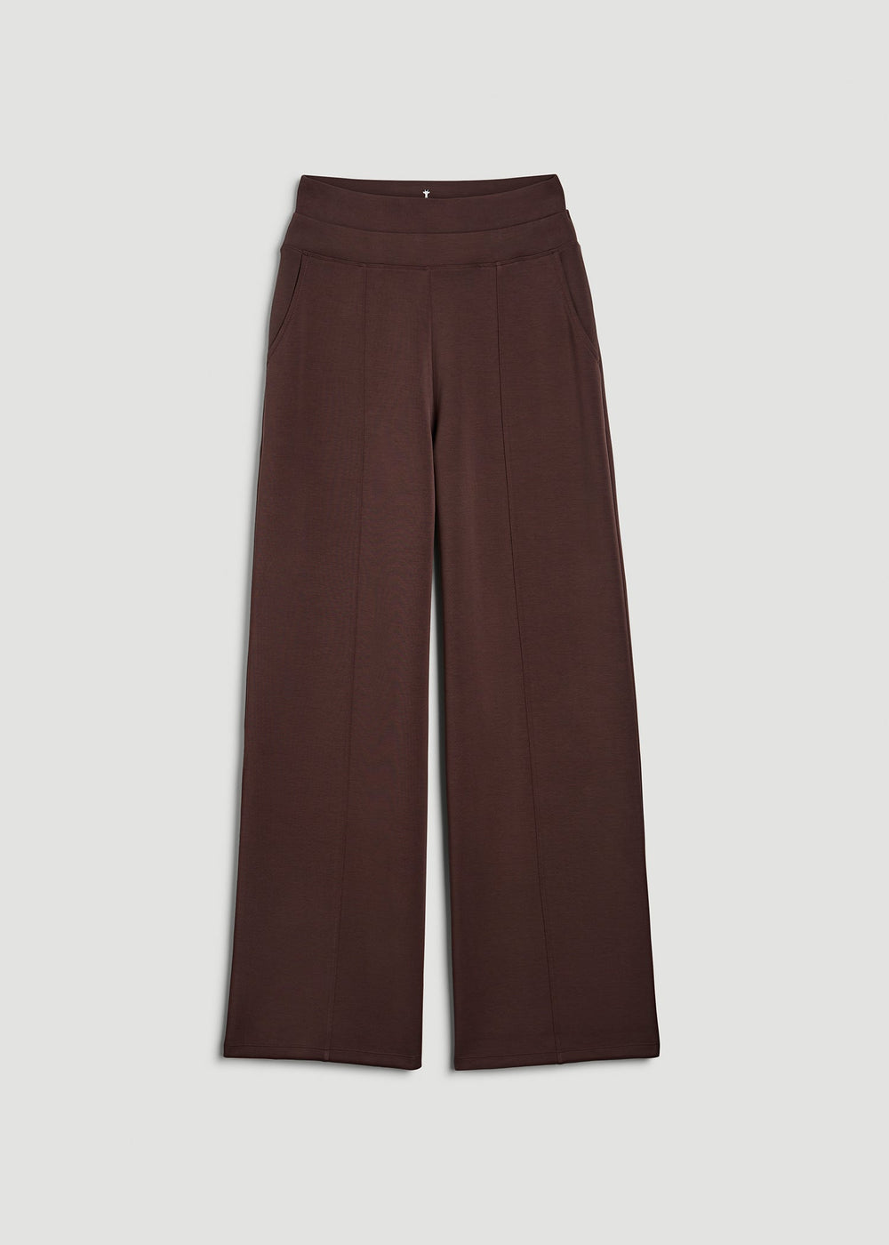 American Tall Discount | Soft Motion Wide Leg Ultra High Rise Pant for Tall Women in Espresso