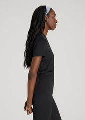 American Tall For Sale | Short Sleeve Crewneck Tee for Tall Women in Black