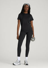 American Tall For Sale | Short Sleeve Crewneck Tee for Tall Women in Black