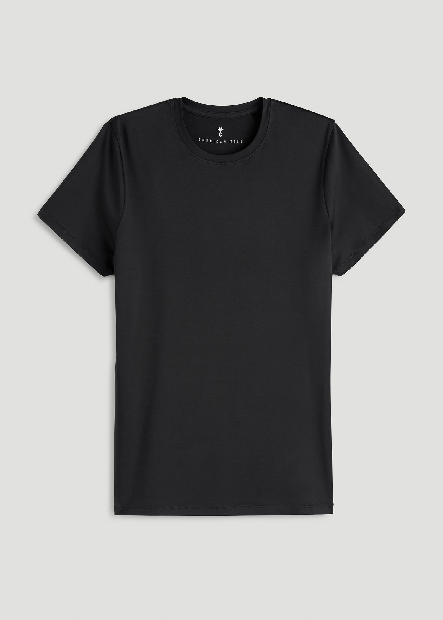 American Tall For Sale | Short Sleeve Crewneck Tee for Tall Women in Black