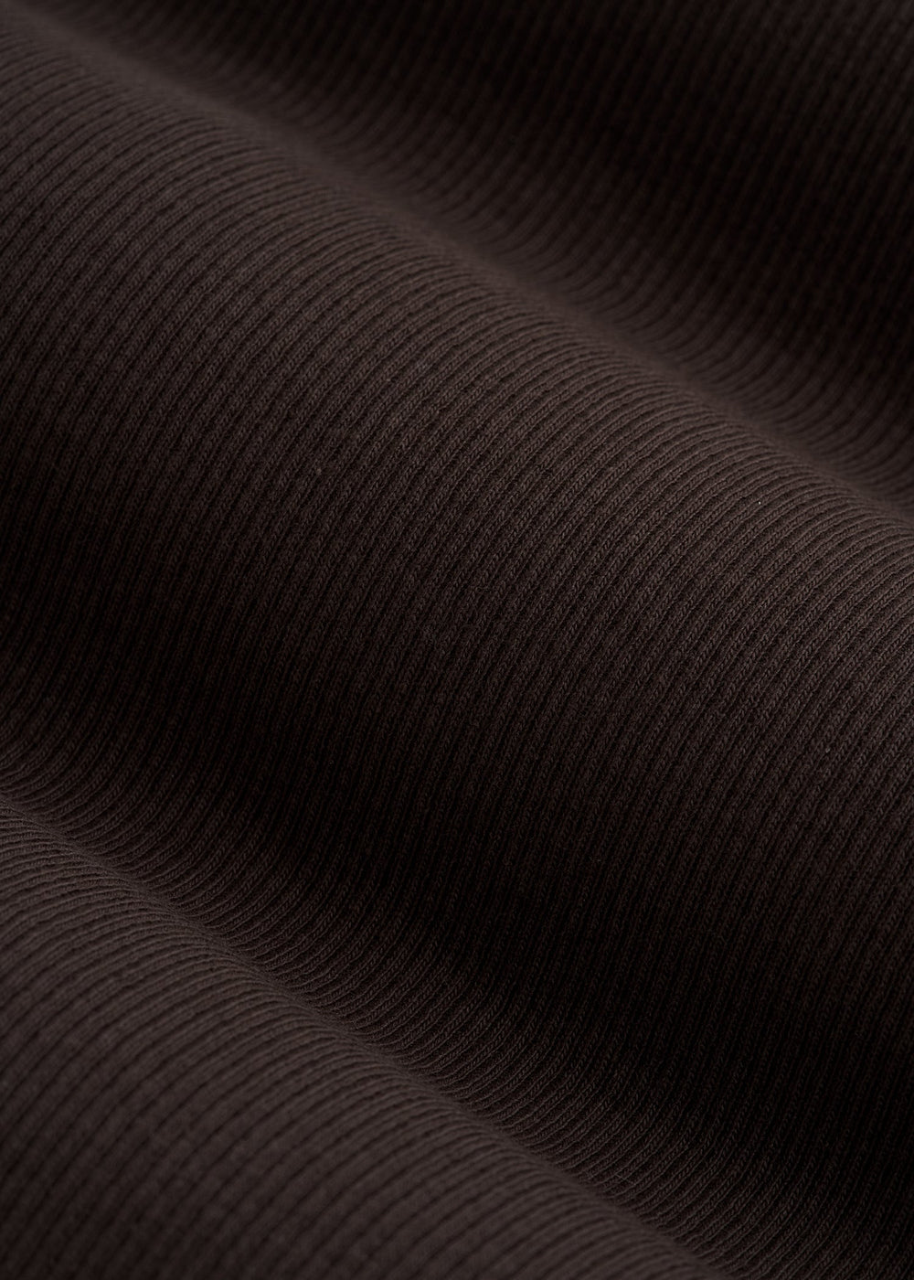 American Tall Online Shop | Short Sleeve Ribbed Crewneck T-Shirt for Tall Women in Espresso