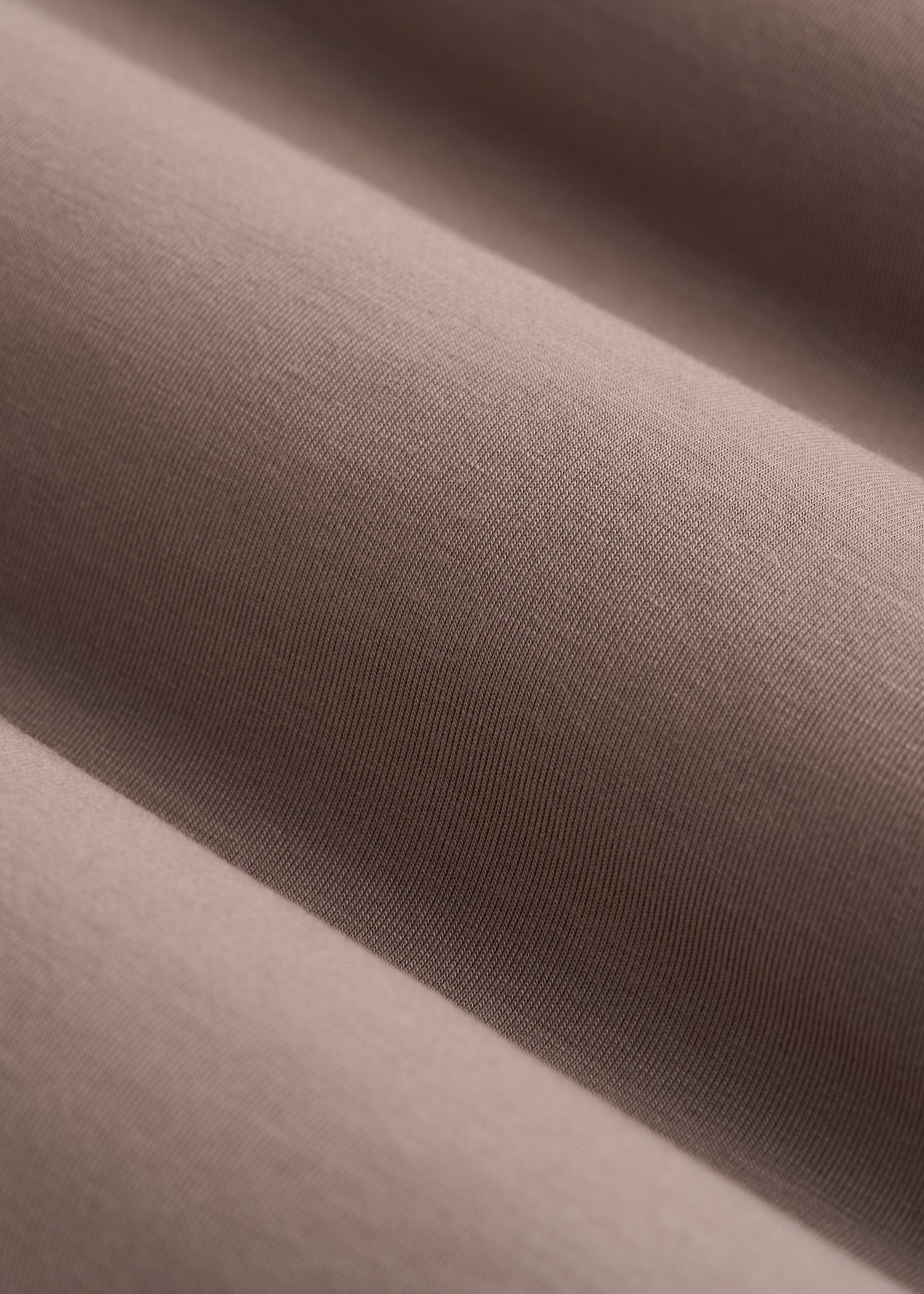 American Tall Discount | Boatneck Long Sleeve Exposed Seam Top for Tall Women in Dark Sand