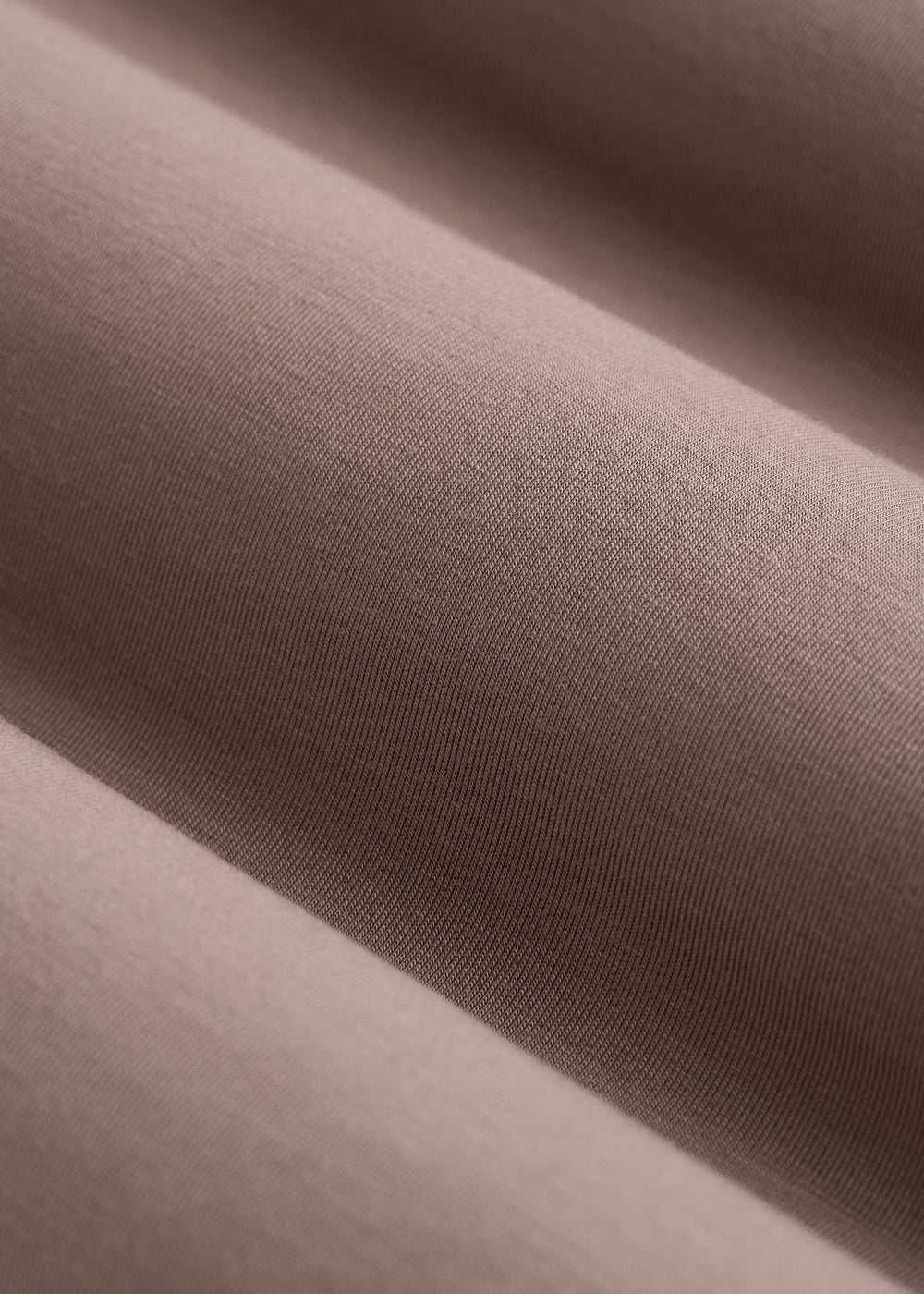 American Tall Discount | Boatneck Long Sleeve Exposed Seam Top for Tall Women in Dark Sand
