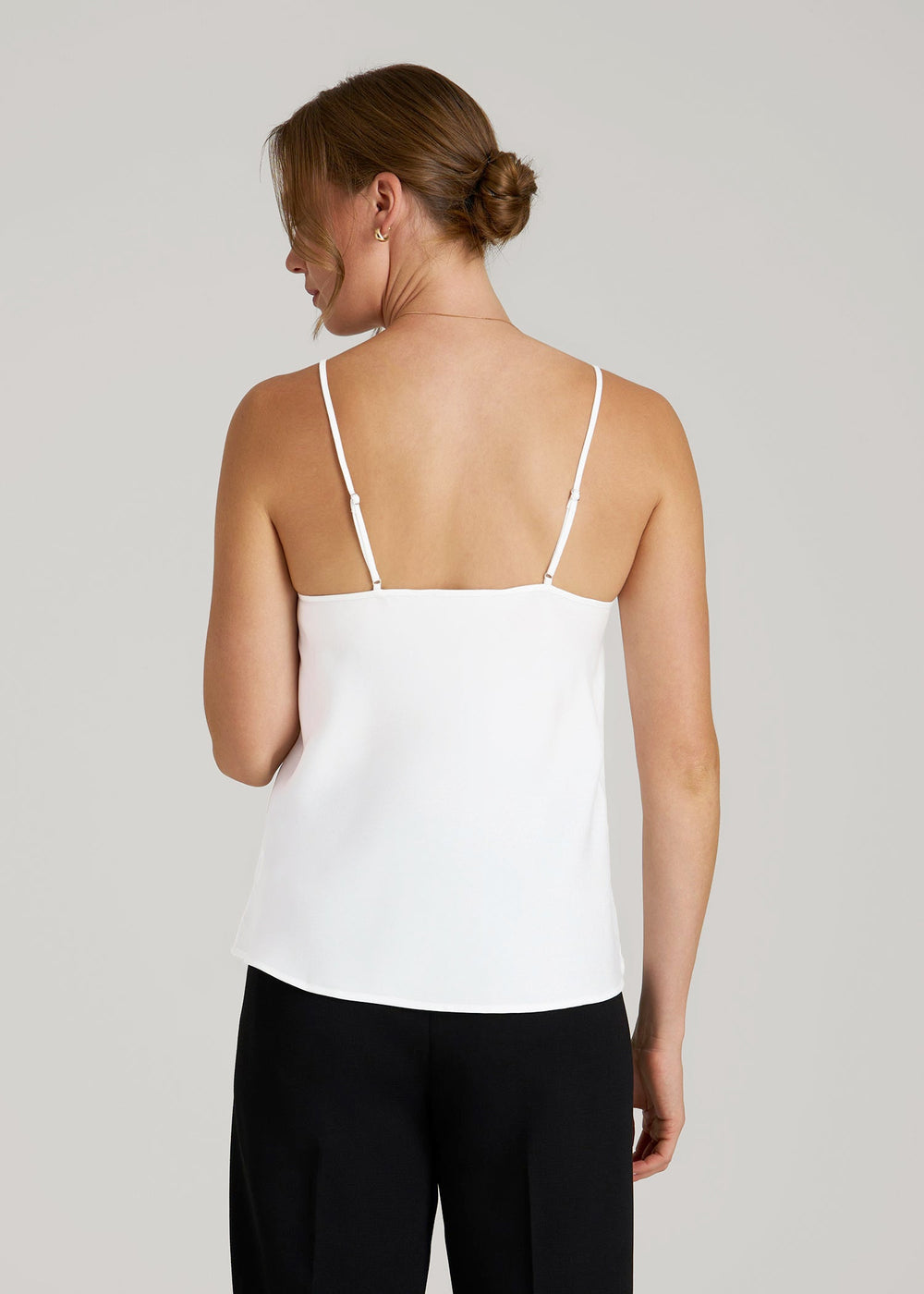 American Tall For Sale | Satin Cami for Tall Women in White