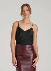 American Tall Online Shop | Satin Cami for Tall Women in Black