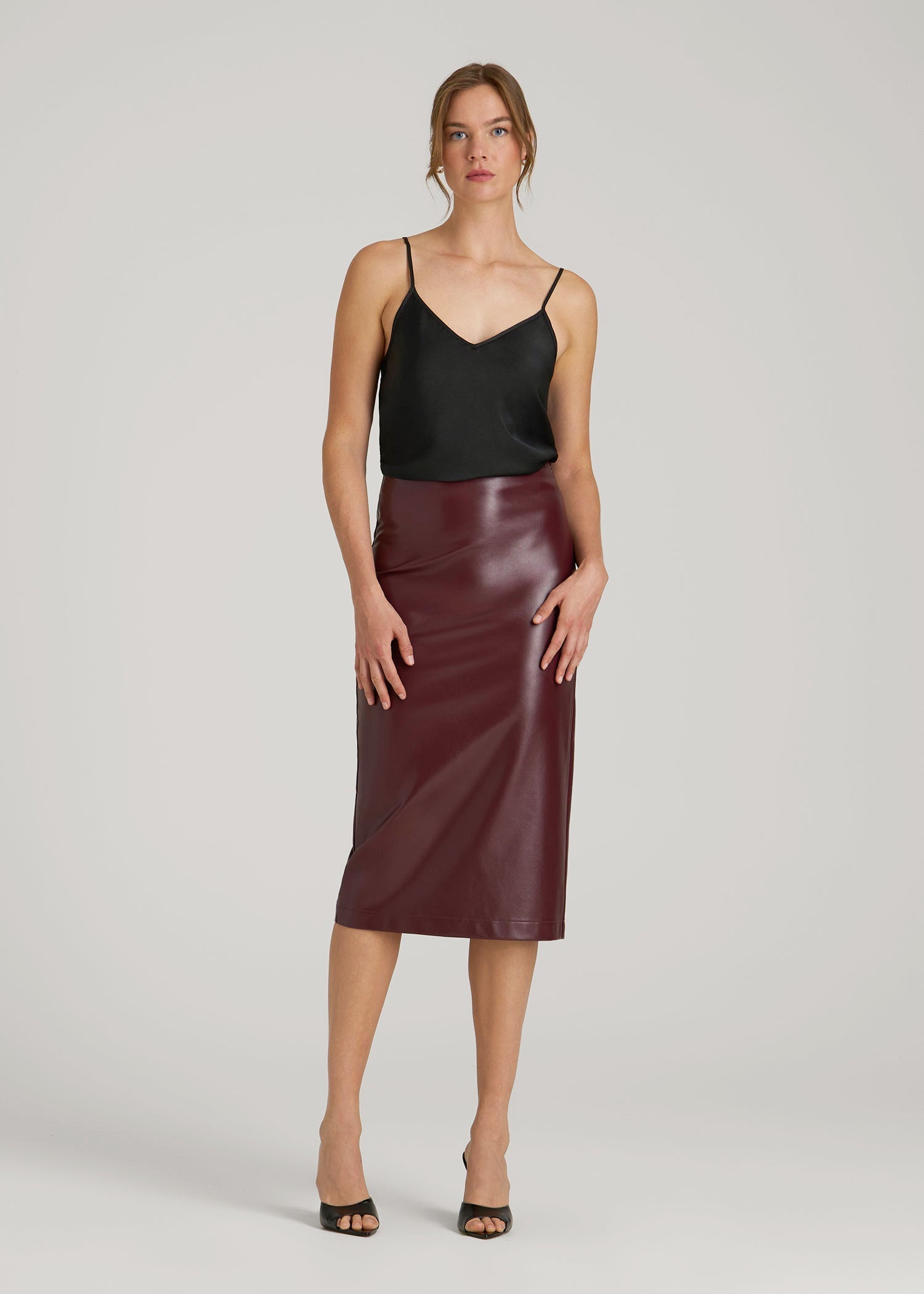 American Tall Online Shop | Satin Cami for Tall Women in Black