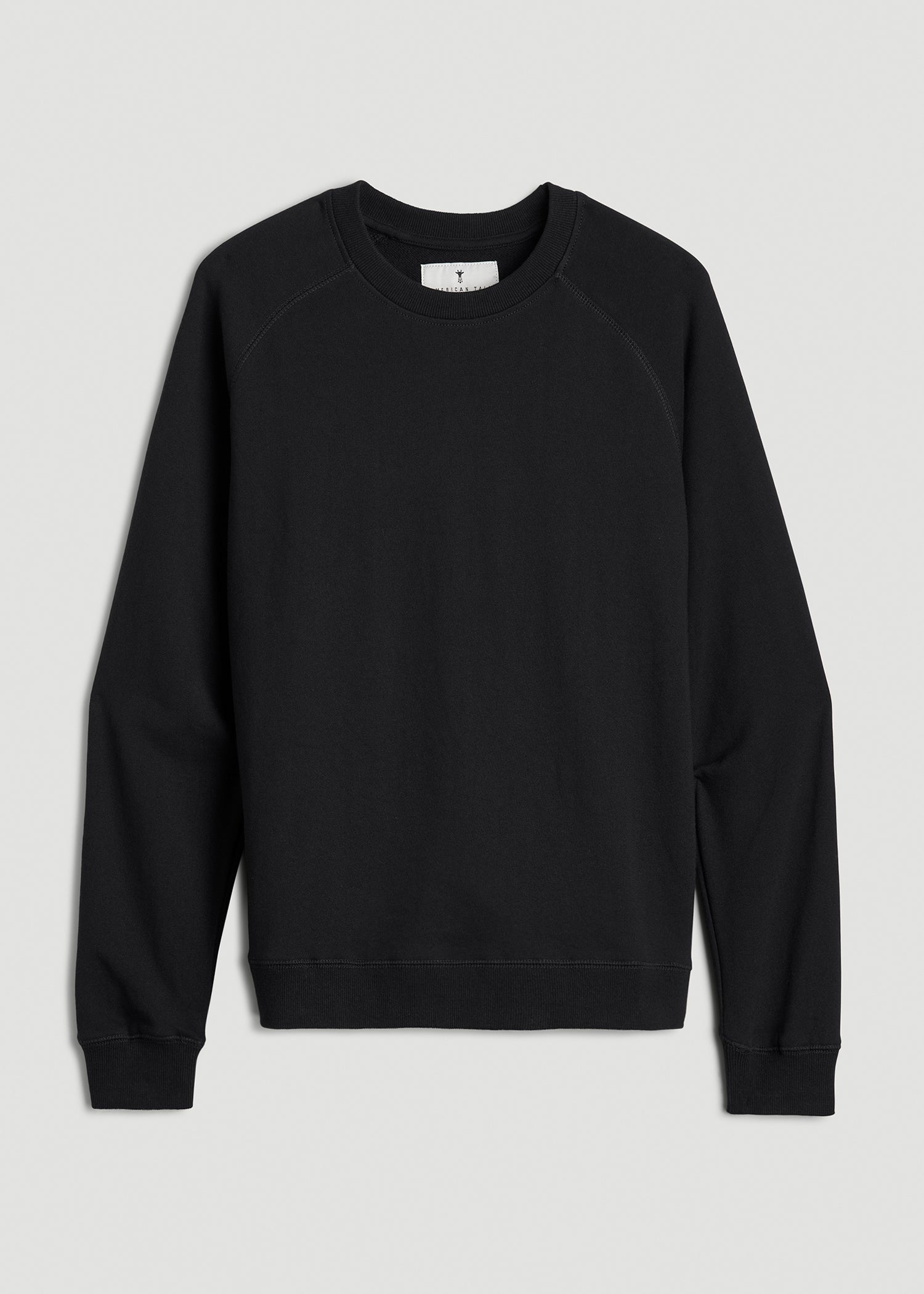 American Tall For Sale | Wearever French Terry Crewneck Sweatshirt for Tall Women in Black