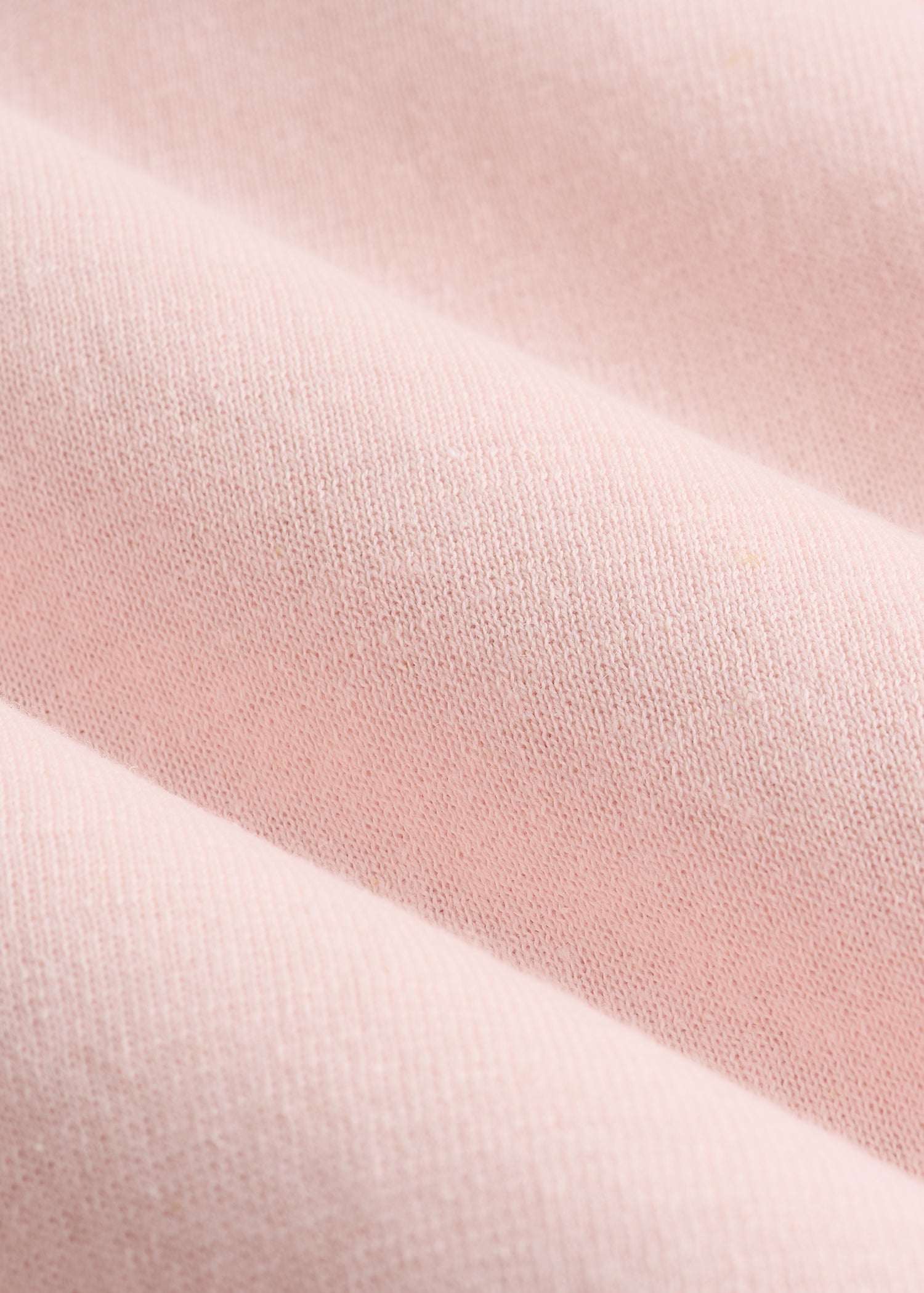American Tall Outlet | Linen Blend Split Hem V-Neck Sweater for Tall Women in Hush Pink