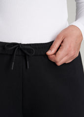 American Tall Online | Wearever Fleece Relaxed Sweatpants for Tall Women in Black