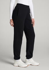 American Tall Online | Wearever Fleece Relaxed Sweatpants for Tall Women in Black