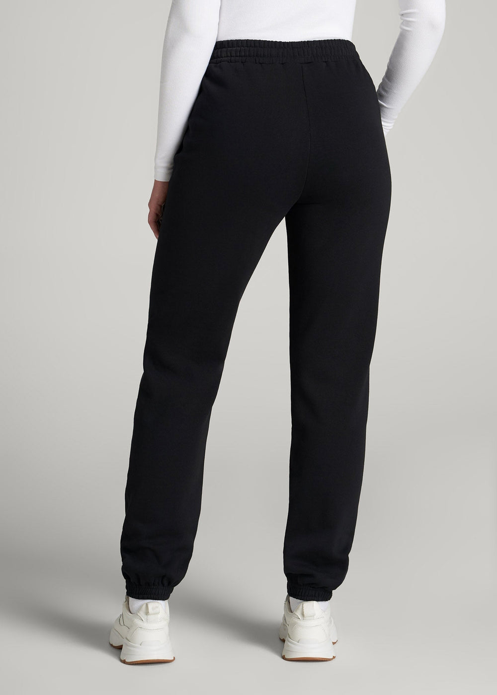 American Tall Online | Wearever Fleece Relaxed Sweatpants for Tall Women in Black