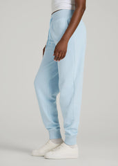 American Tall Outlet | A.T. Basics Athletic Joggers for Tall Women in Ice Blue