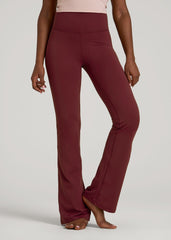 American Tall Online Shop | Balance Flare Yoga Pants for Tall Women in Tawny Port