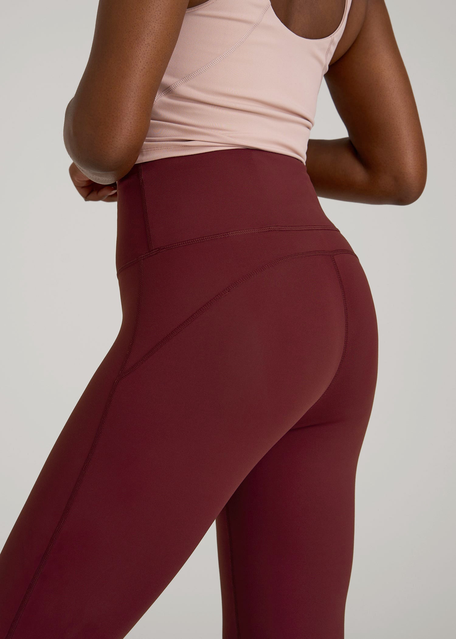American Tall Online Shop | Balance Flare Yoga Pants for Tall Women in Tawny Port