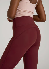 American Tall Online Shop | Balance Flare Yoga Pants for Tall Women in Tawny Port