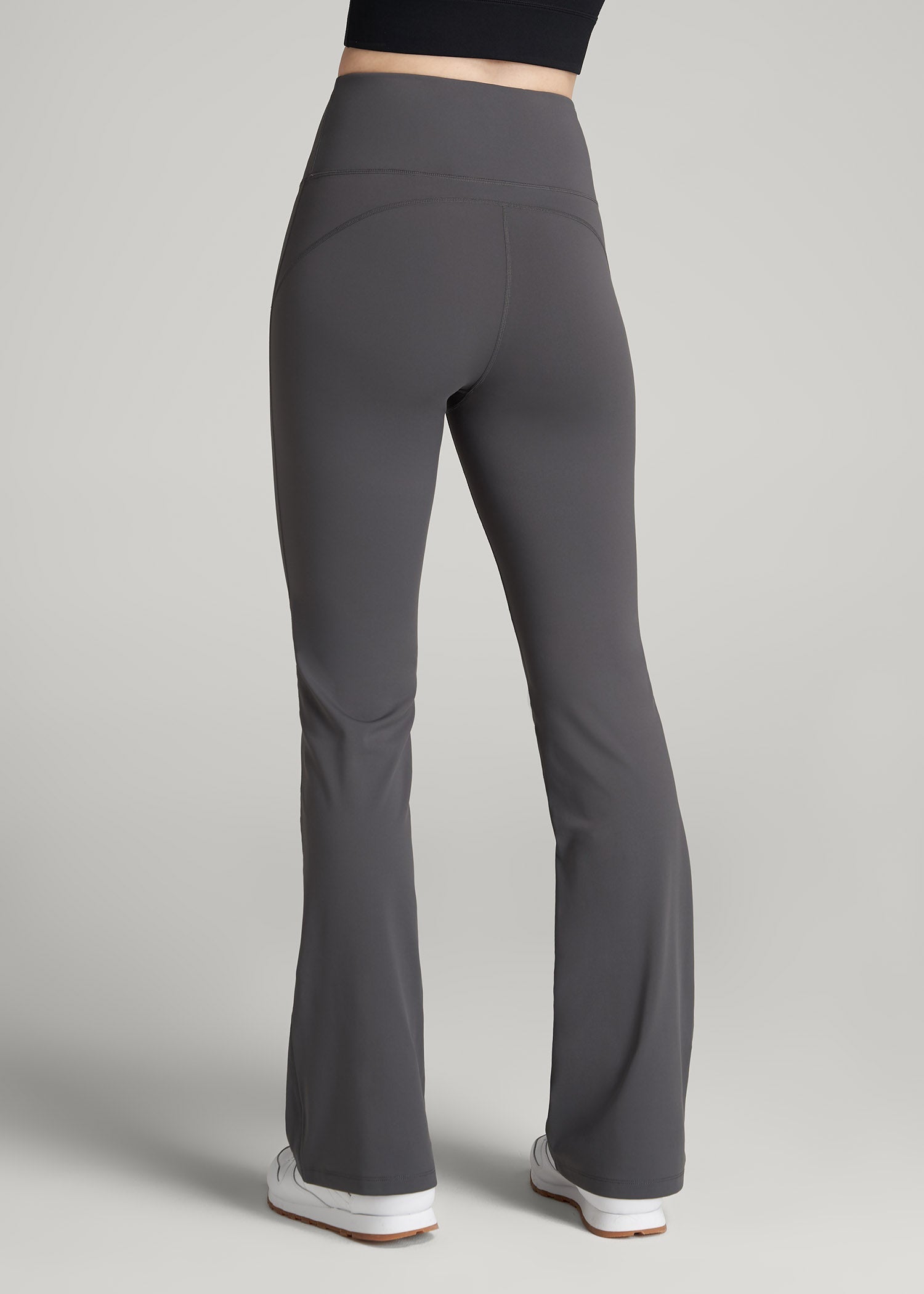 American Tall Online | Balance Flare Yoga Pants for Tall Women in Charcoal