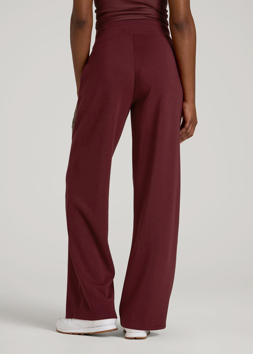 American Tall For Sale | Soft Motion Wide Leg Ultra High Rise Pant for Tall Women in Tawny Port