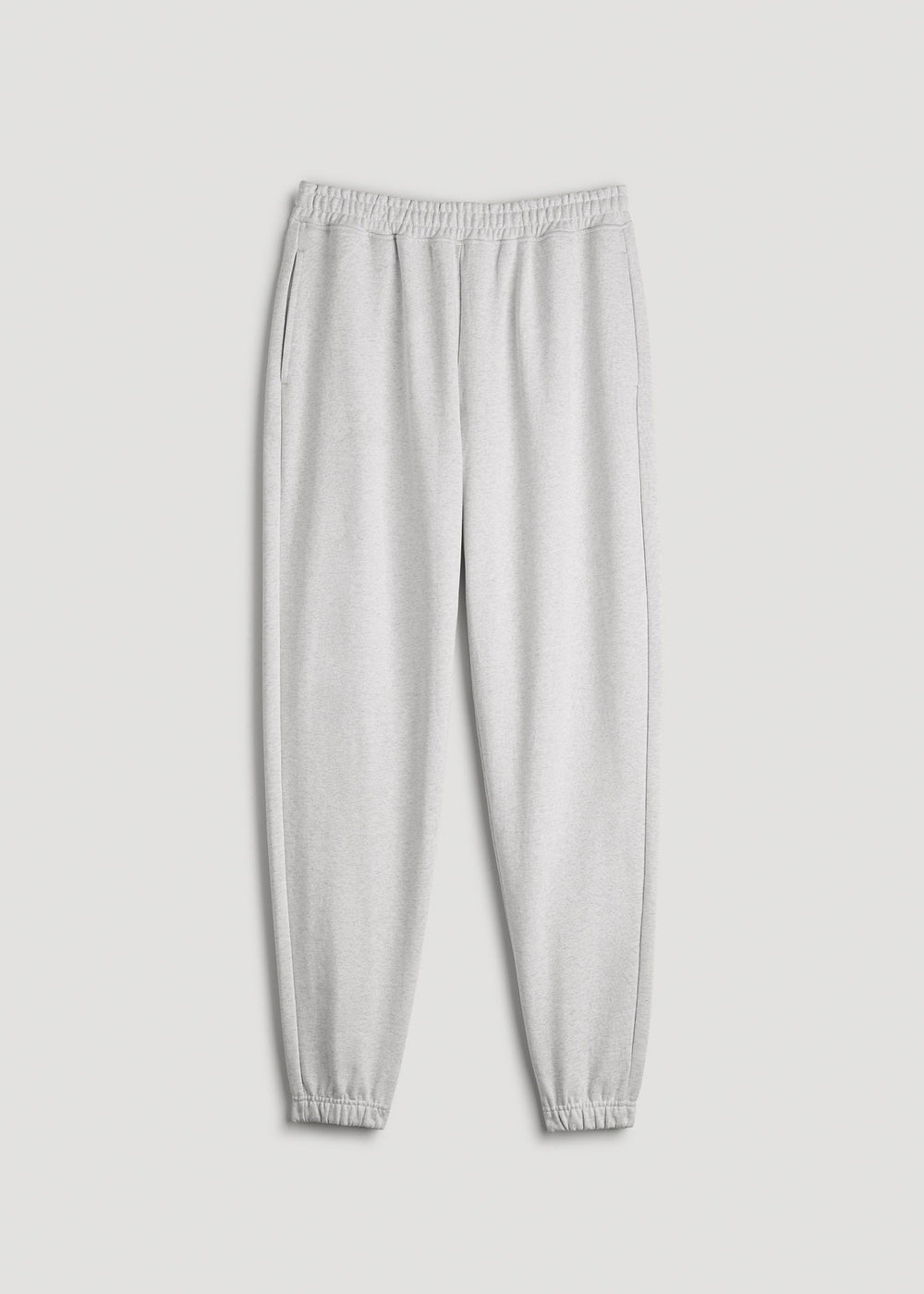 American Tall Online | Wearever Oversized French Terry Joggers for Tall Women in Heather Cloud White