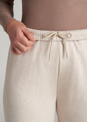 American Tall Sale | Wearever Fleece Relaxed Sweatpants for Tall Women in Oatmeal Mix
