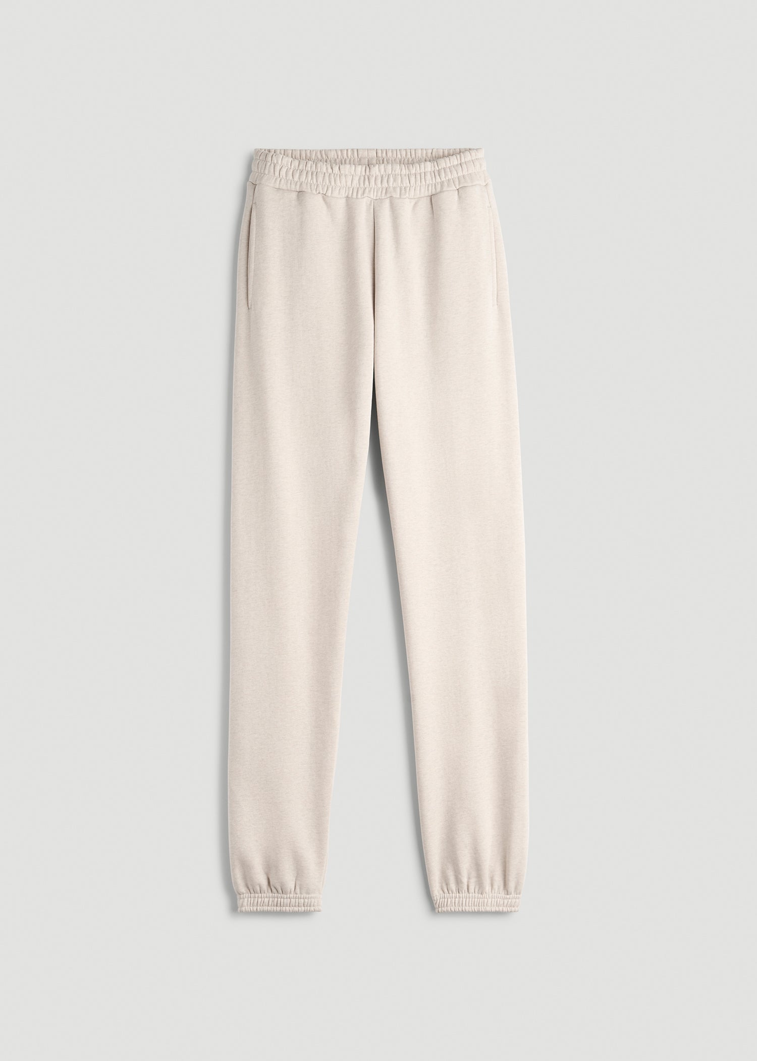 American Tall Sale | Wearever Fleece Relaxed Sweatpants for Tall Women in Oatmeal Mix